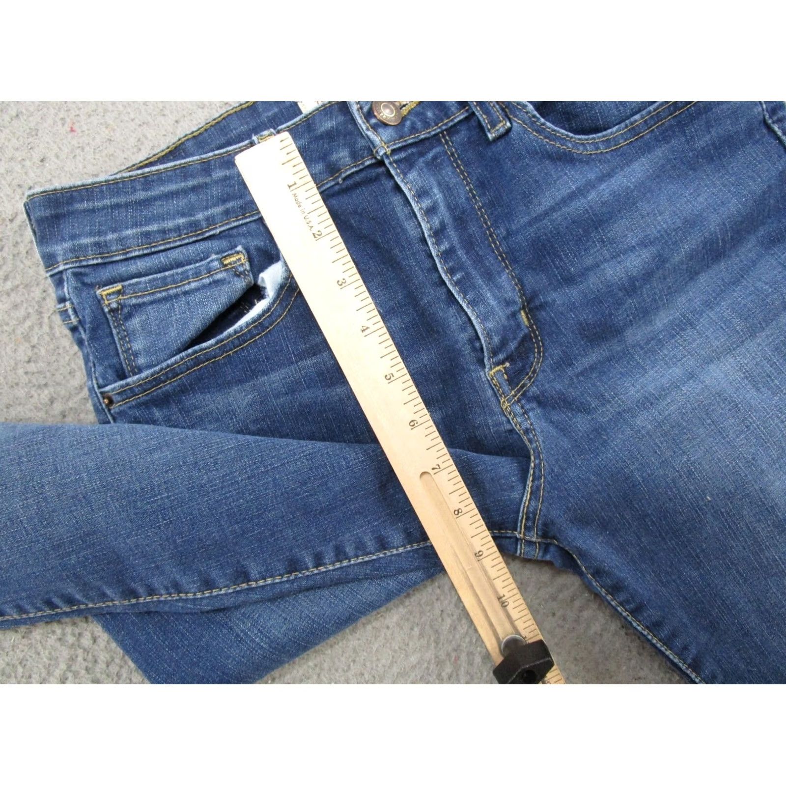 Levi's Levi's 721 Slim Jeans Womens 28x30 Blue Stretch Denim Hoodie Size 28" / US 6 / IT 42 - 7 Thumbnail