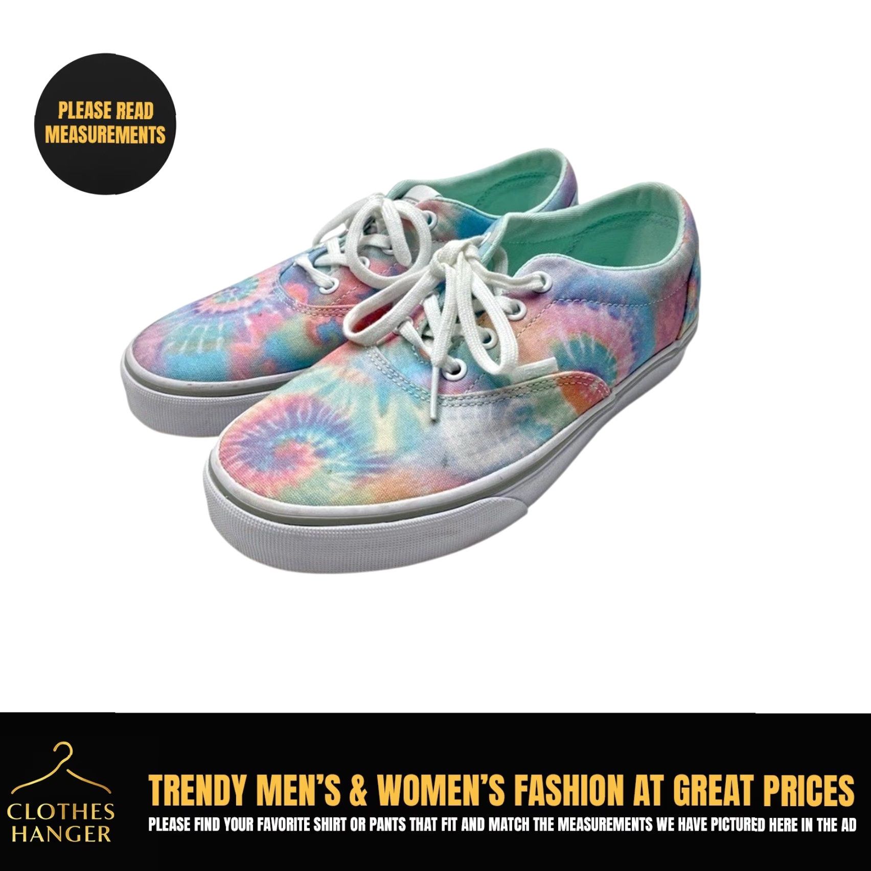 Vans Vans Vans Doheny Tie Dye Pastel Canvas Sneakers Women’s 8 Low Top Skate Shoes 1600 Size M / US 6-8 / IT 42-44 - 2 Thumbnail