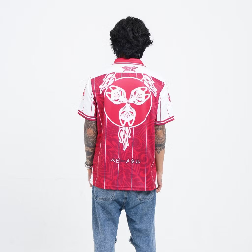Japanese Brand 💥Baby Metal japan band pink colour metalcore jersey Size US XL / EU 56 / 4 - 4 Thumbnail