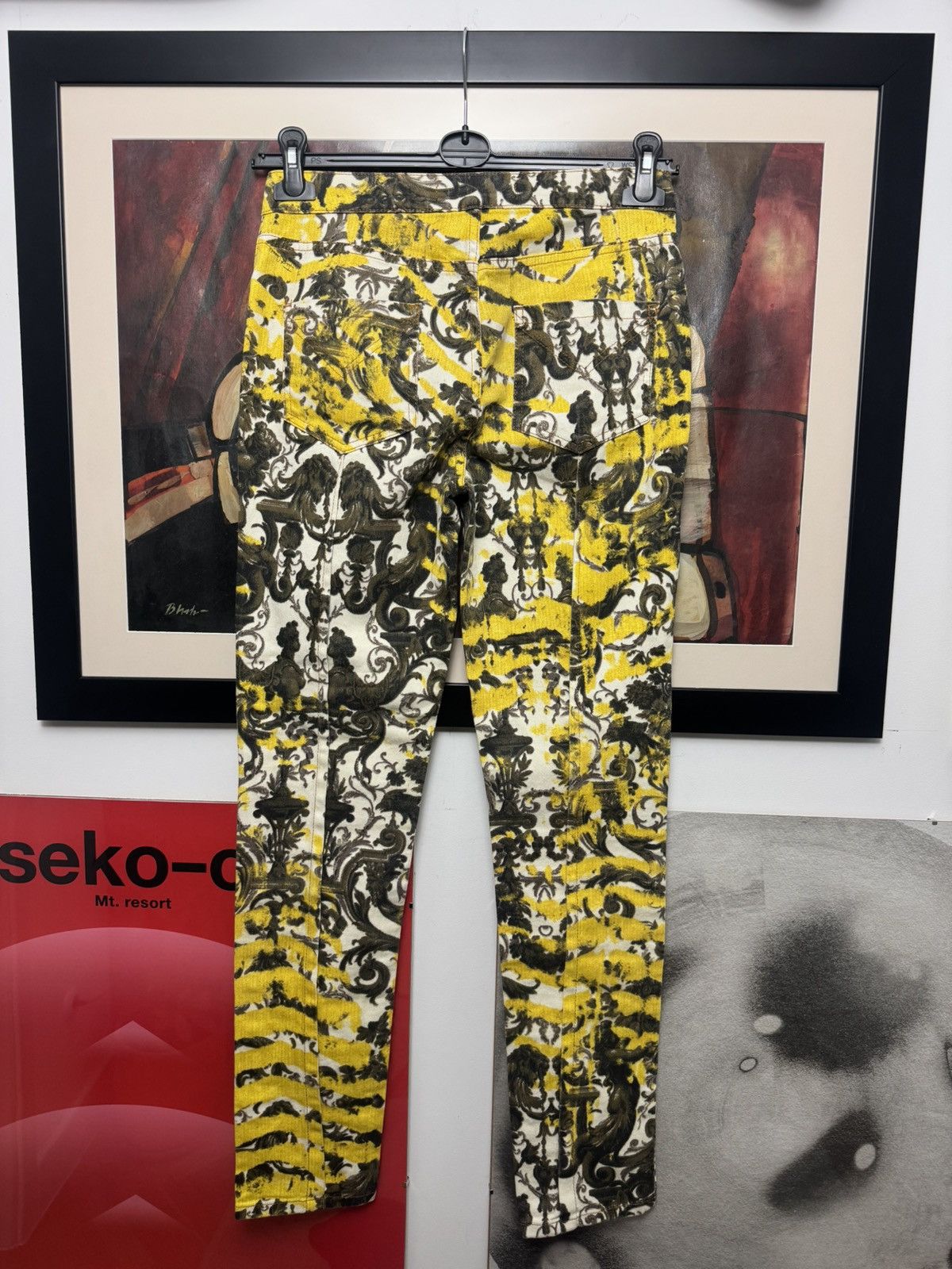 Just Cavalli Just Cavalli Vintage Y2k Printed Jeans Slim Fit Archive 00s Size 26" / US 2 / IT 38 - 2 Thumbnail