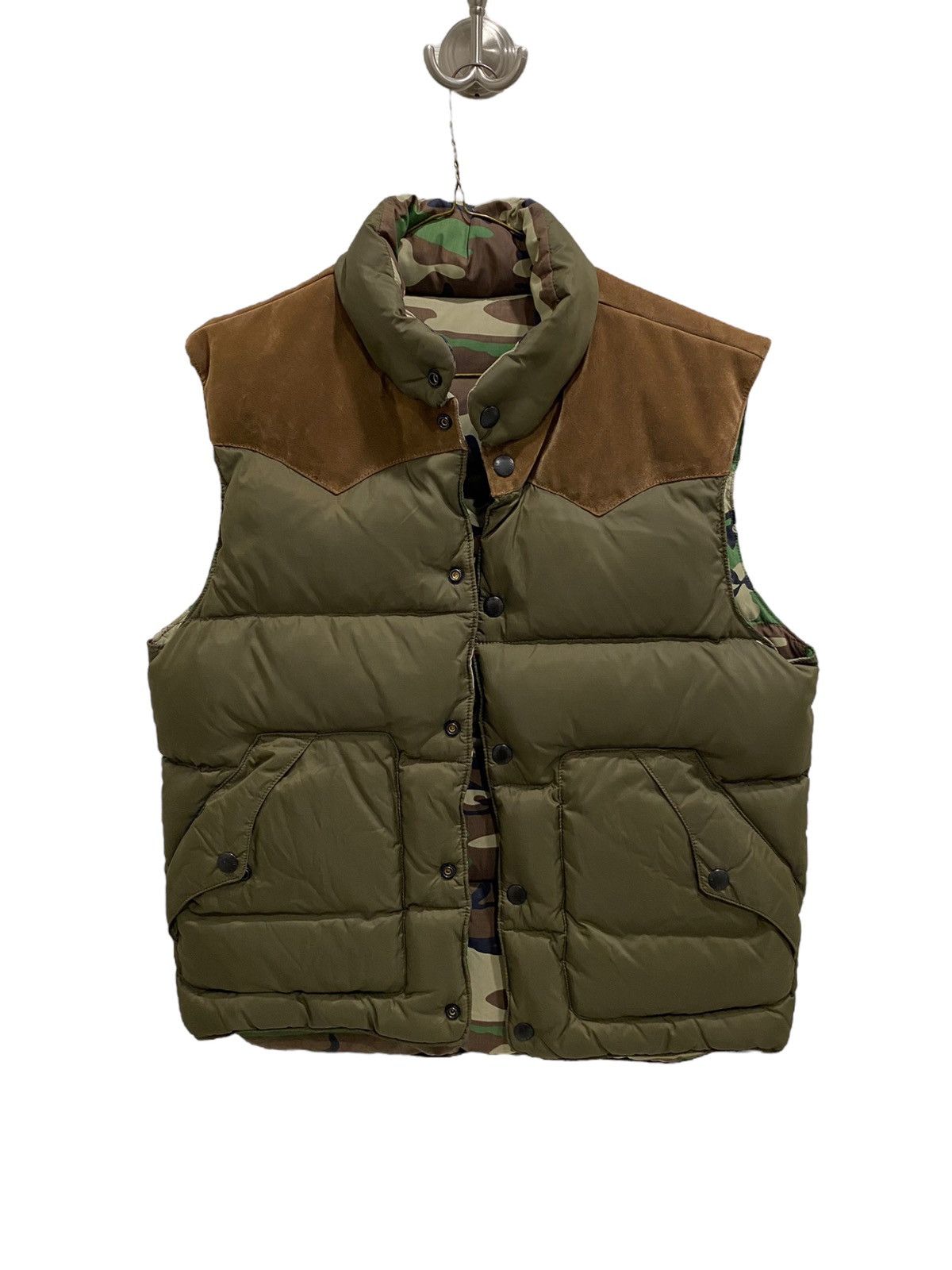 Denim And Supply Ralph Lauren Polo Ralph Lauren Denim and Supply Ralph Lauren Reversible Camo Down Vest Grailed