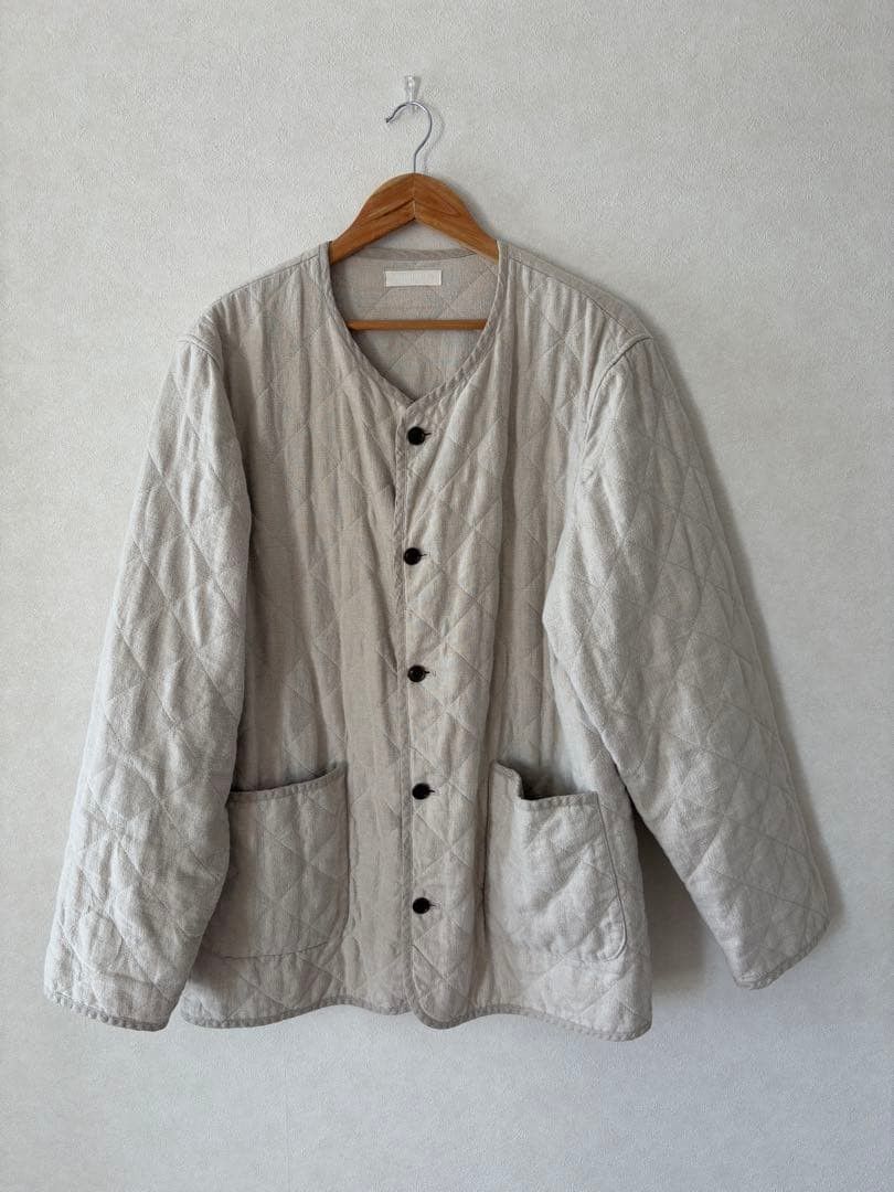 CONFECT Linen Quilted Jacket (Brushed Finish) Size US XL / EU 56 / 4 - 1 Thumbnail