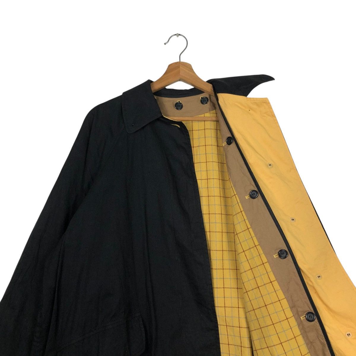 Burberry 🔥RICH BLACK VINTAGE WAX LONG JACKET BURBERRYS Size US M / EU 48-50 / 2 - 15 Thumbnail