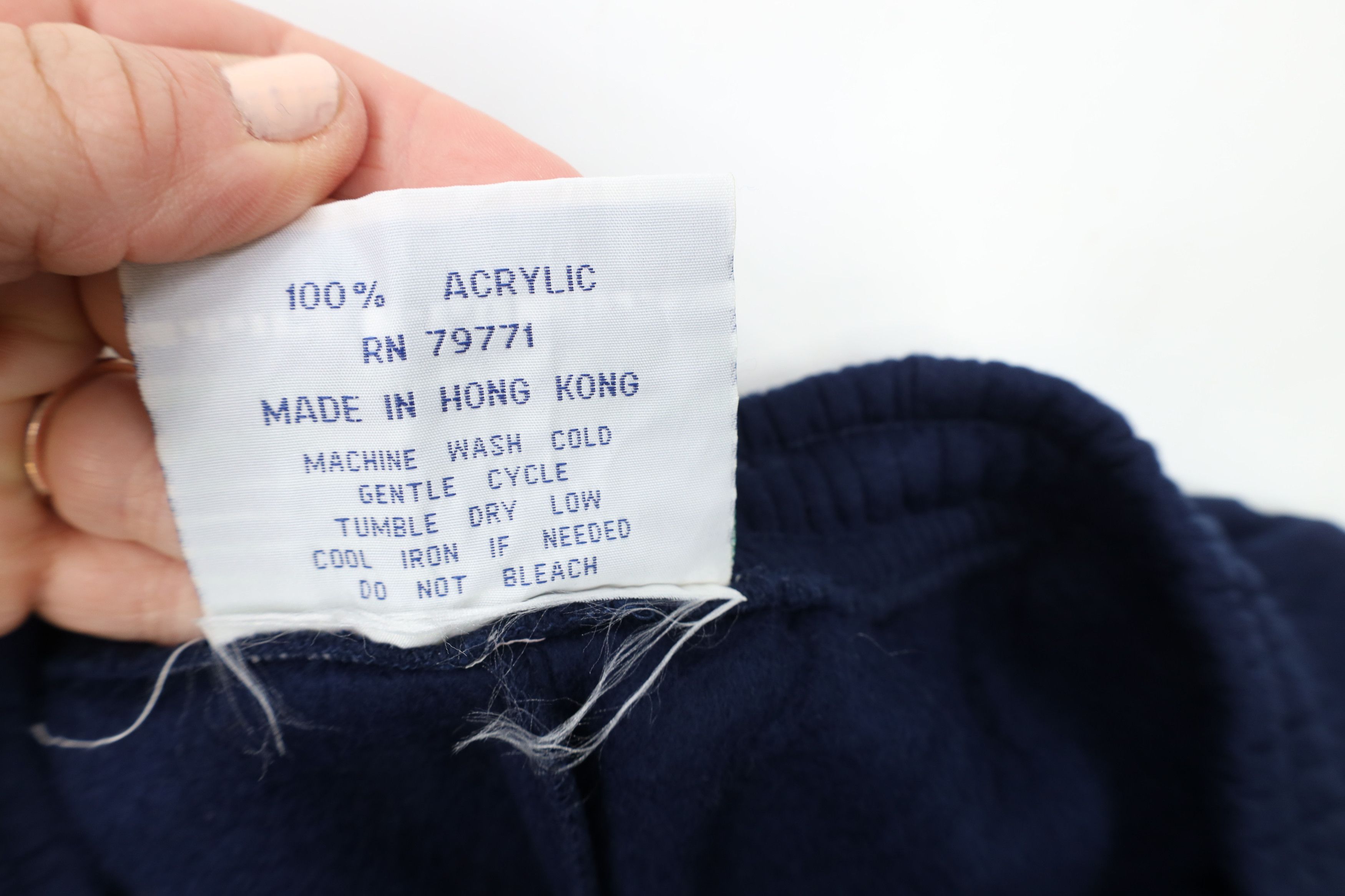 Vintage Vintage 90s Streetwear Heavyweight Sweatpants Joggers Blue Size US 38 / EU 54 - 8 Thumbnail
