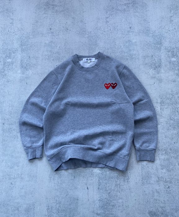 Comme des Garcons Comme des Garcons Double Hearts Crew Neck