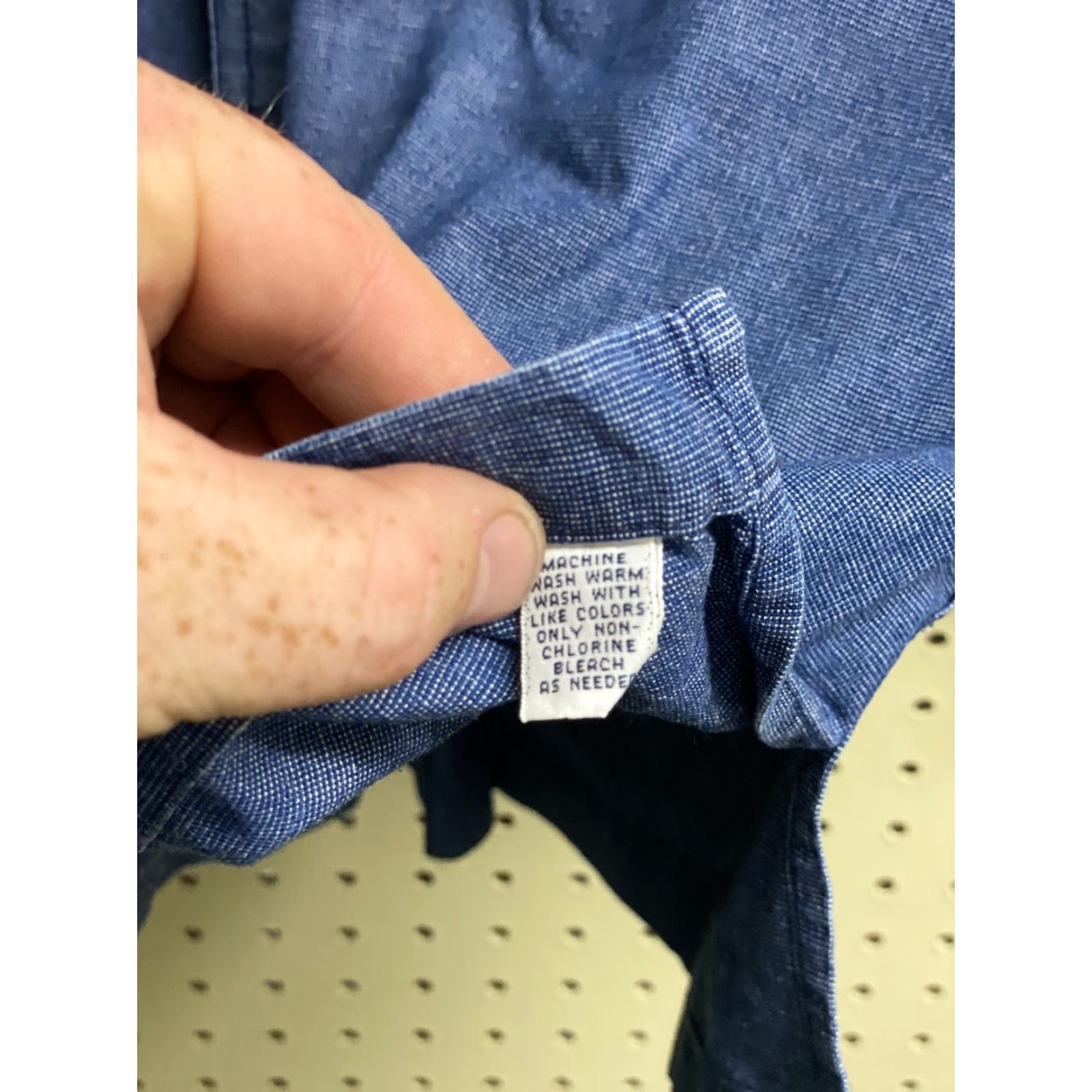 Polo Ralph Lauren VINTAGE Polo Ralph Lauren Hutchenson Blue Button-Shirt Mens M Long Sleeve Collared Shirt (Blue) - Classic Fit, Cotton Size US M / EU 48-50 / 2 - 6 Thumbnail