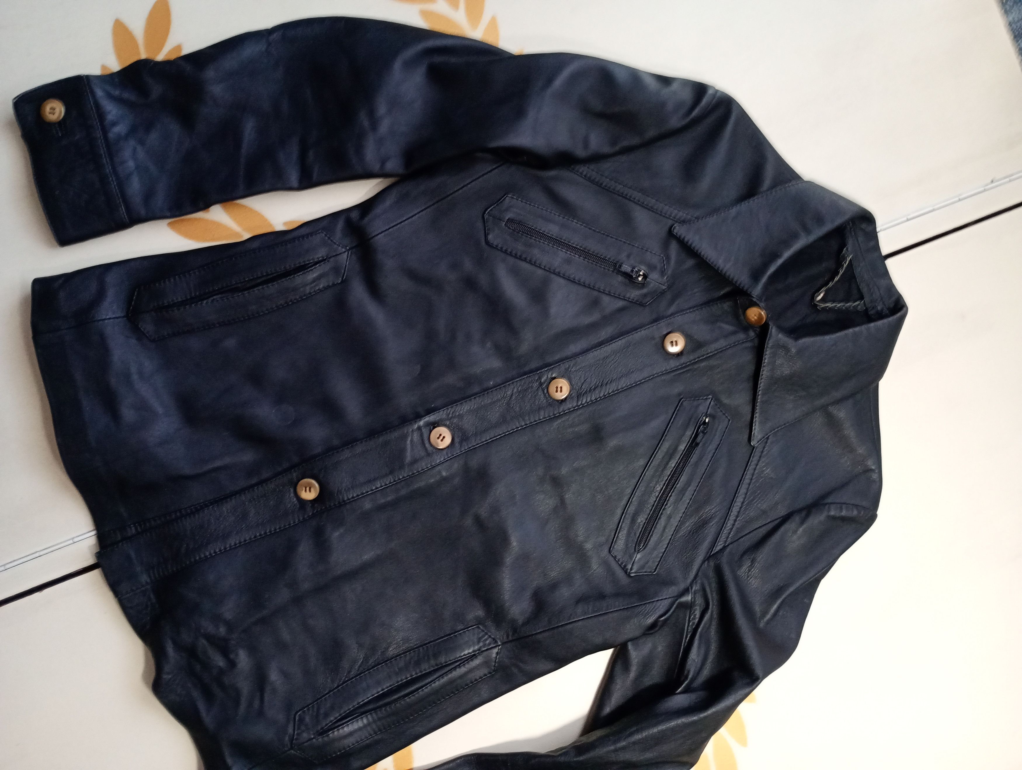 Vintage Leather Jacket Vintage 60-70's Size US M / EU 48-50 / 2 - 3 Thumbnail