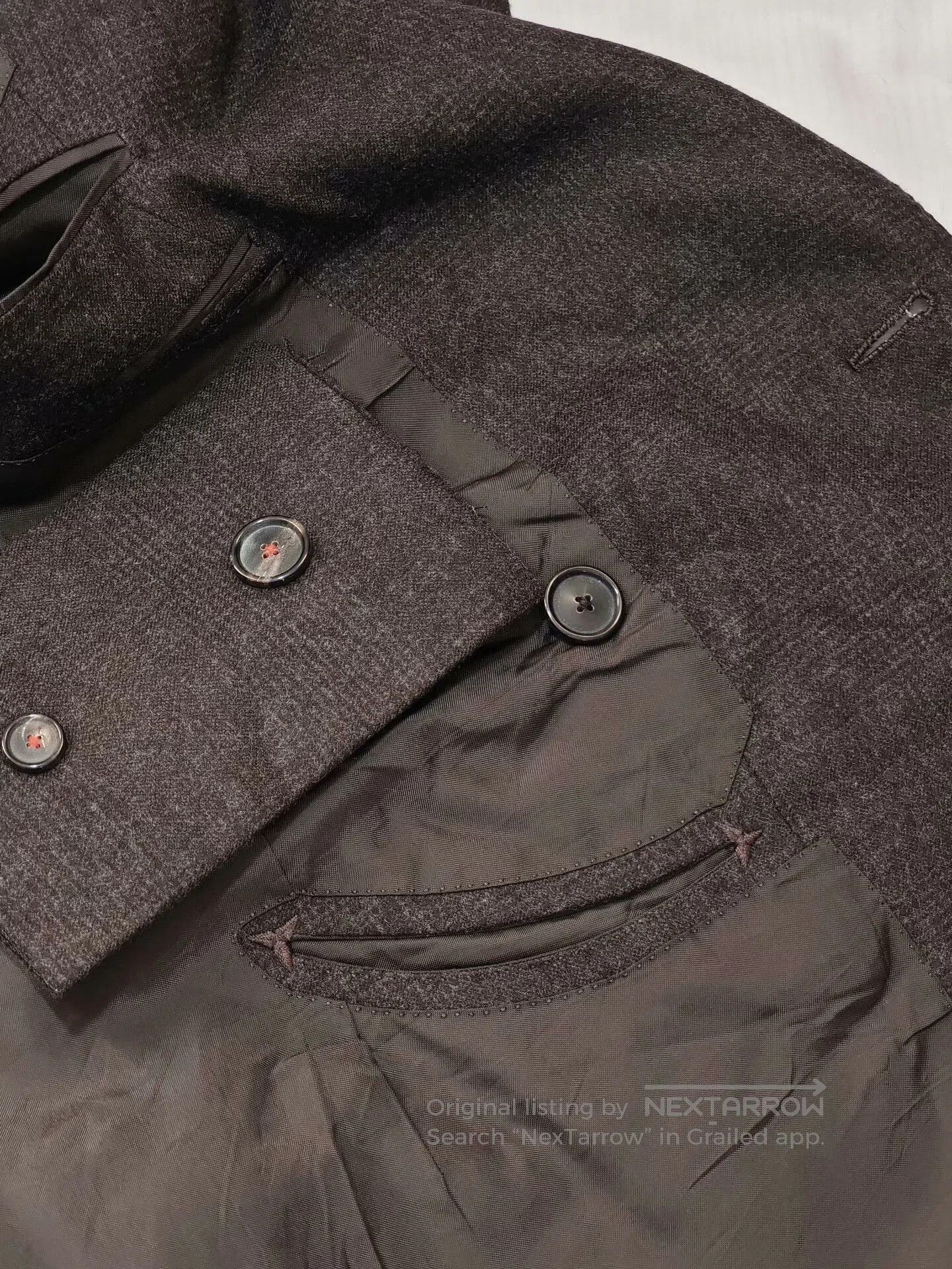 Japanese Brand Custom Tailored Japanese Wool Suit. Size US M / EU 48-50 / 2 - 8 Thumbnail