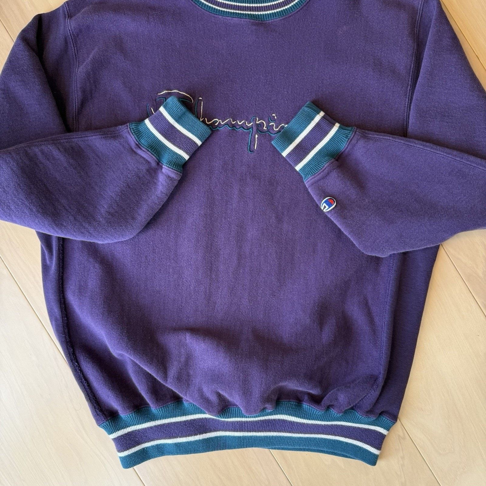 Champion Vintage Champion Reverse Weave Sweatshirt XL Purple 90s Size US XL / EU 56 / 4 - 6 Thumbnail