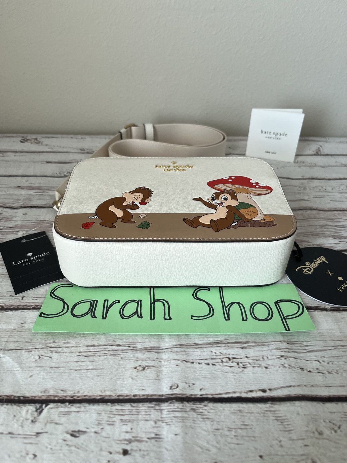 Kate Spade Kate Spade Disney X KSNY Chip N Dale Mini Camera Bag Size ONE SIZE - 7 Thumbnail