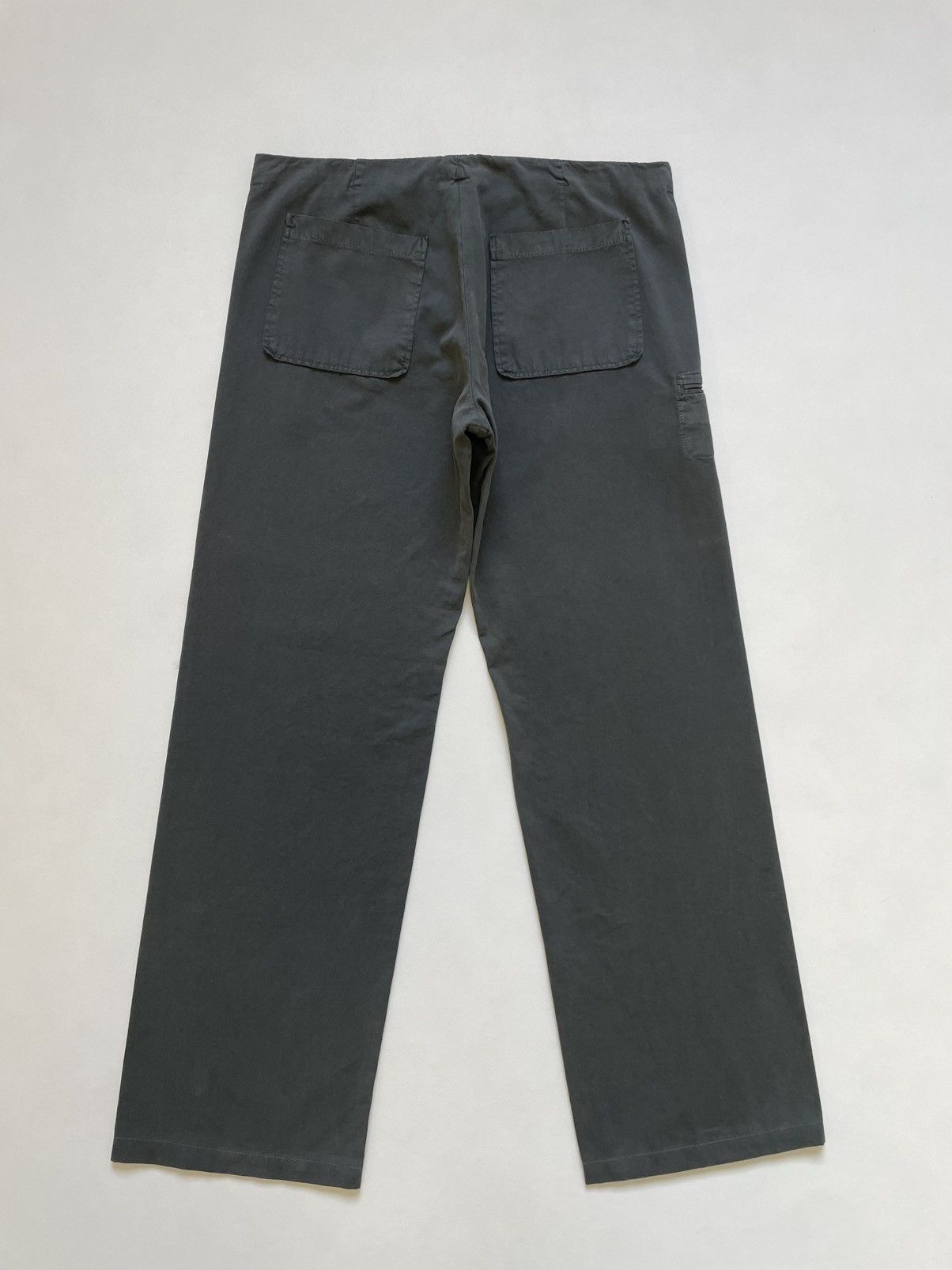 Maison Margiela S/S 06 Gray Cotton Wide Leg Utility Pants Size US 34 / EU 50 - 13 Thumbnail