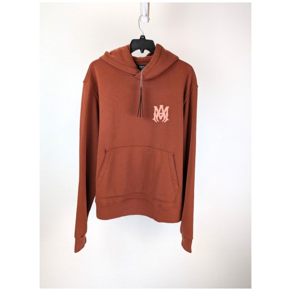 Amiri o1rshd1 MA Core Logo Hoodie in Clay / Peach Size US XL / EU 56 / 4 - 1 Thumbnail