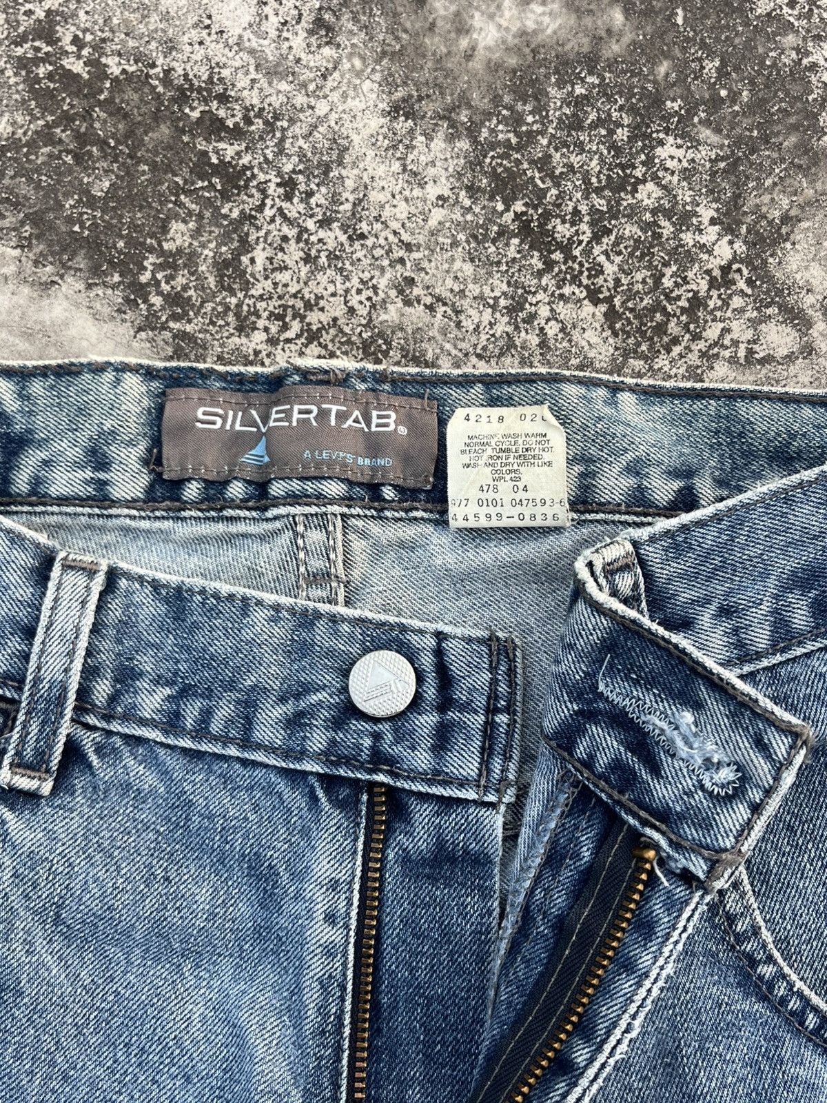 Levi's Levis VTG Silver tab 90s Baggy denim Size US 31 - 4 Thumbnail