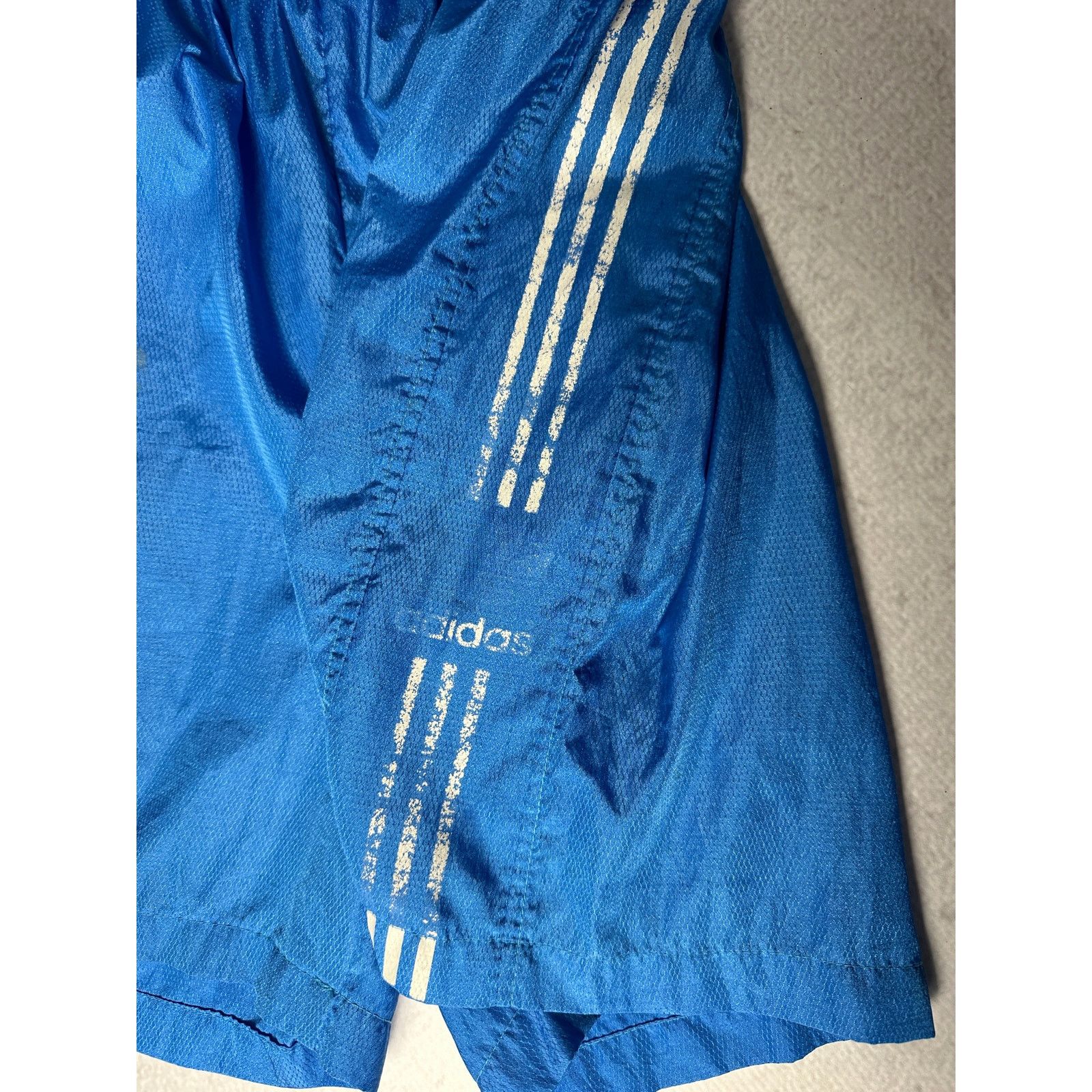 Adidas Vintage Adidas Blue Pre-owned Track Shorts - Men's Large Size US 28 / EU 44 - 5 Thumbnail