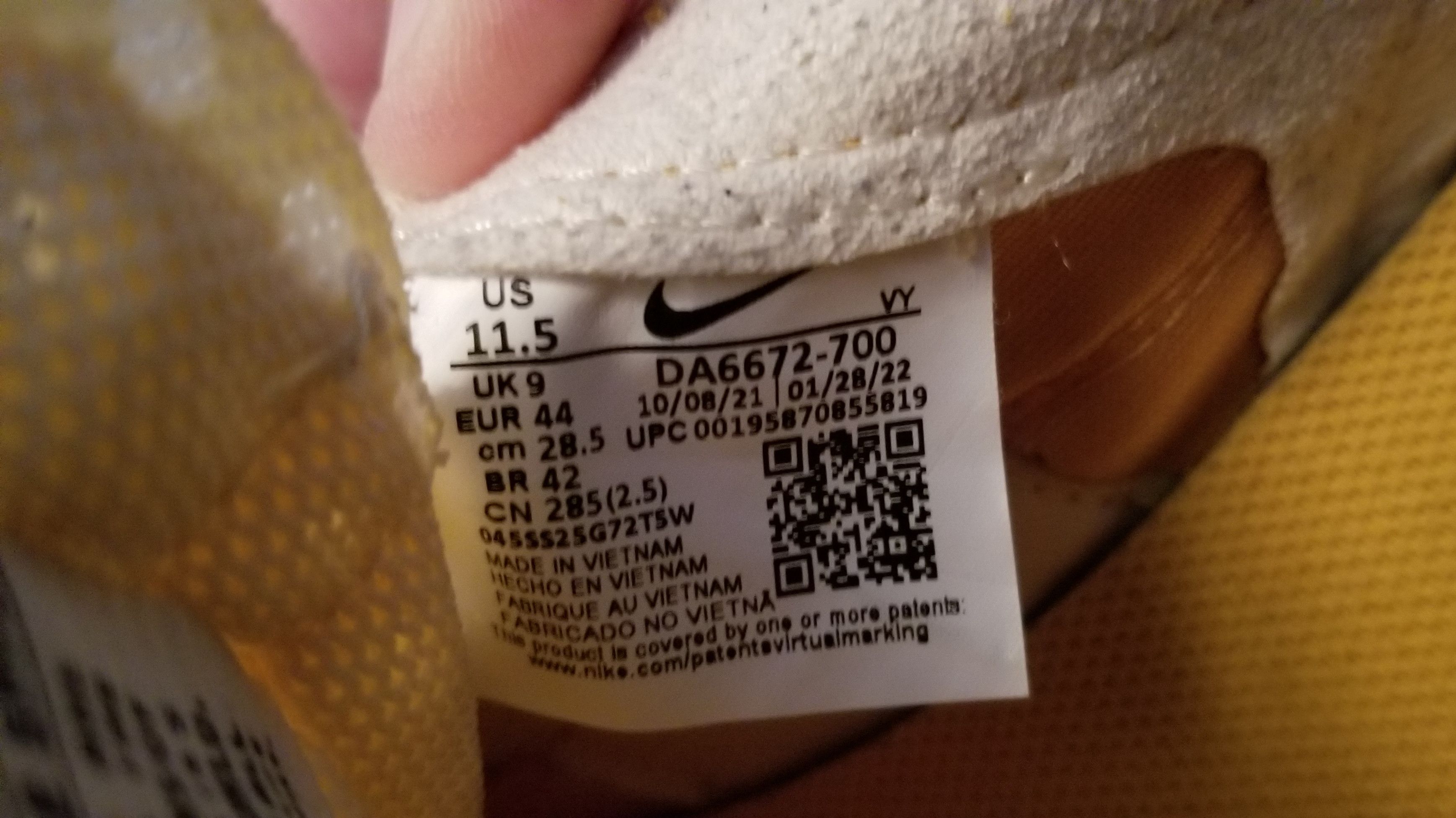 Nike × Tom Sachs Nike x Tom Sachs General Purpose Shoe GPS Yellow Dark Sulfur Size US 10 / EU 43 - 9 Thumbnail