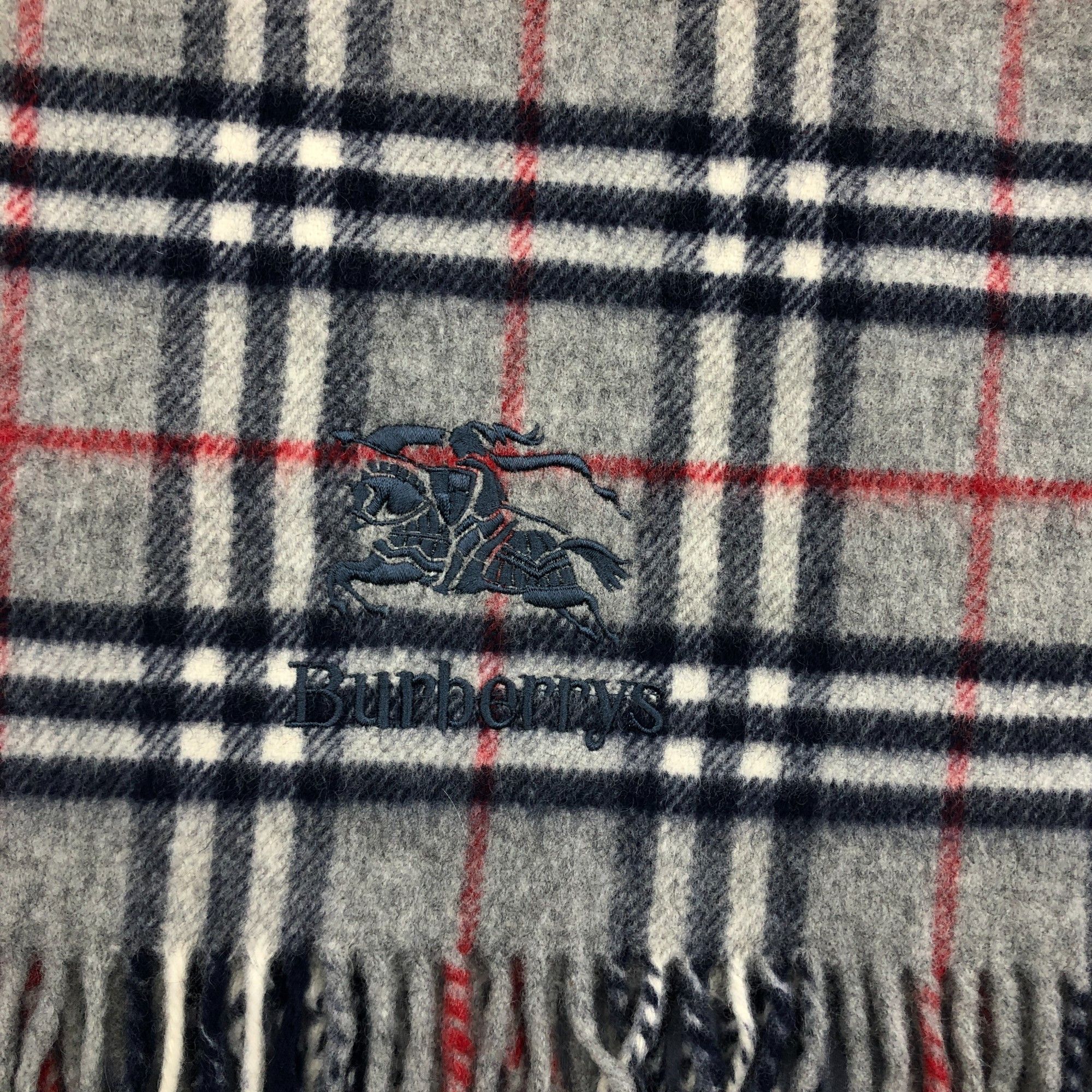 Burberry Vintage Burberry Scarf Muffler Wool Cashmere Scarves. Size ONE SIZE - 4 Thumbnail