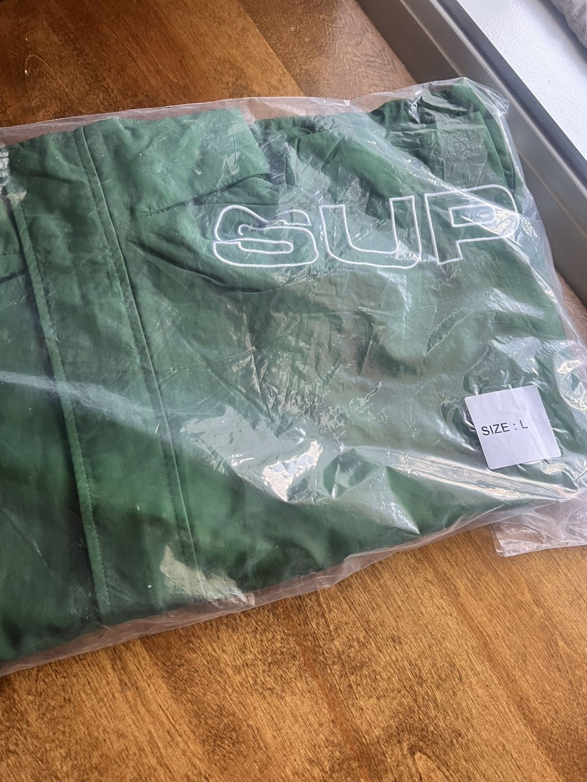 Supreme × Vintage Supreme Spellout Embroidered Track Jacket Size US L / EU 52-54 / 3 - 5 Thumbnail