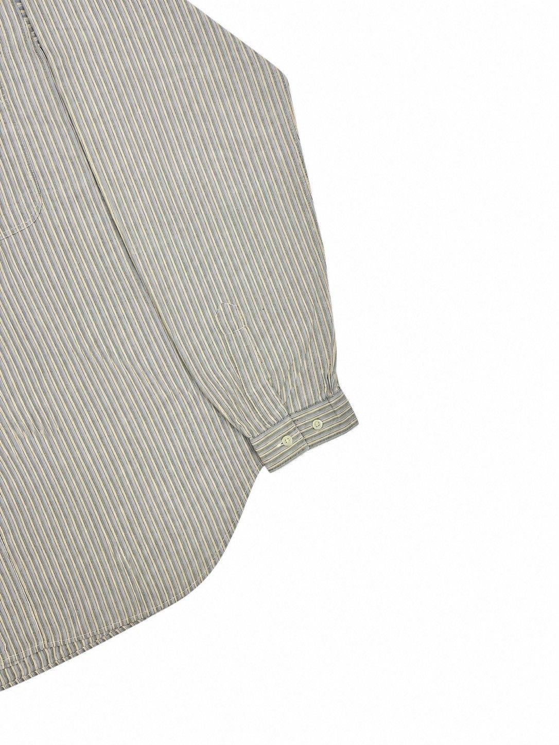 Emporio Armani Emporio Armani Double Pocket Vintage Striped Shirt Size US L / EU 52-54 / 3 - 3 Thumbnail