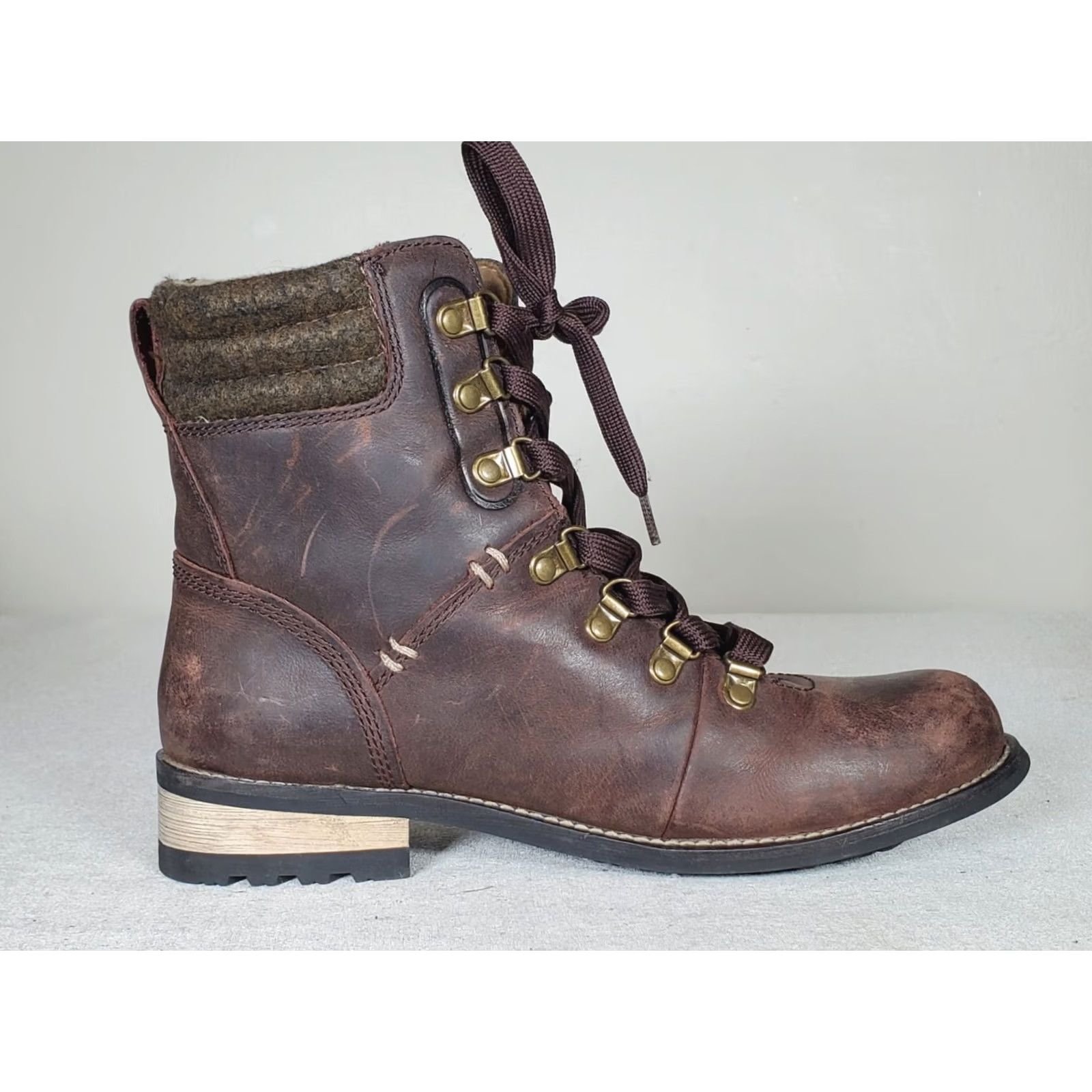 Vintage Kodiak Surrey II Waterproof Insulated Leather Boots Fossil Brown Women's US 7.5 Boots Mens? Size US 8 / IT 38 - 4 Thumbnail