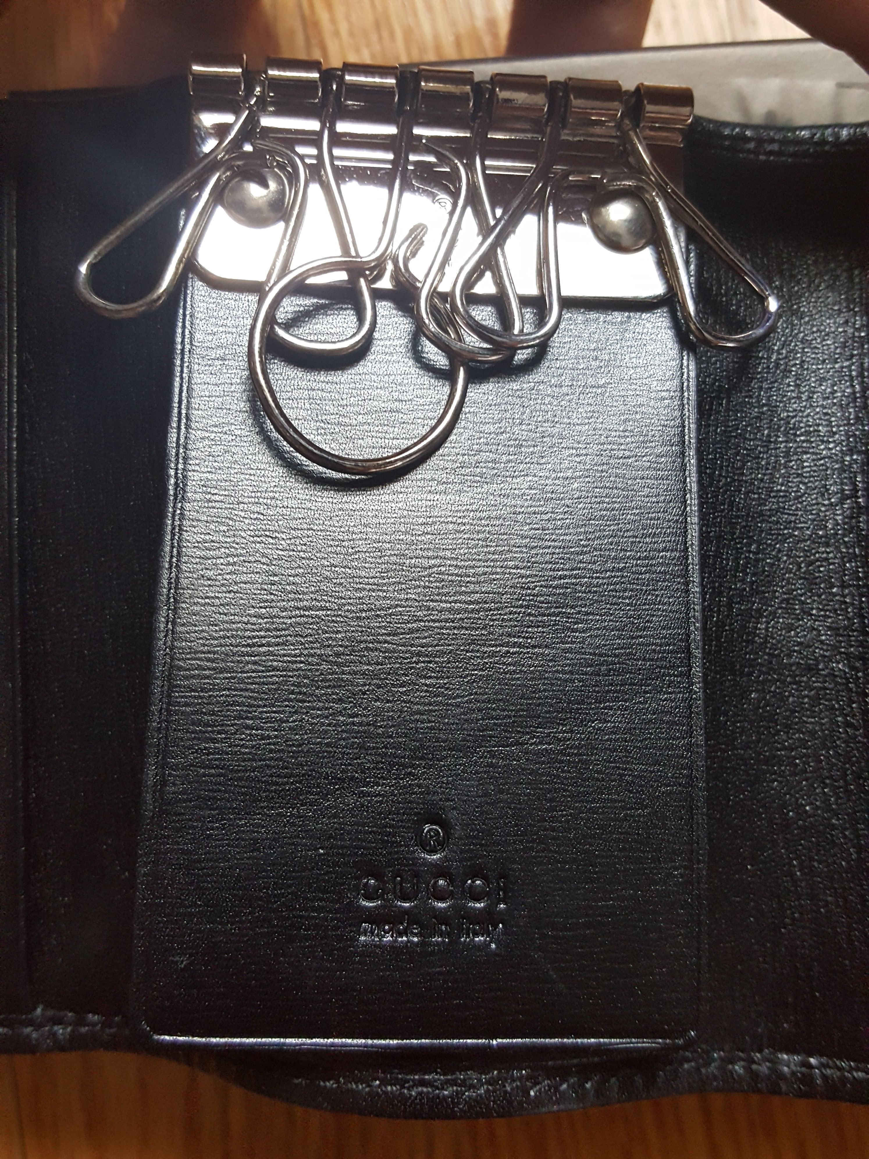 Gucci Gucci Leather Canvas Key Case Size ONE SIZE - 7 Thumbnail