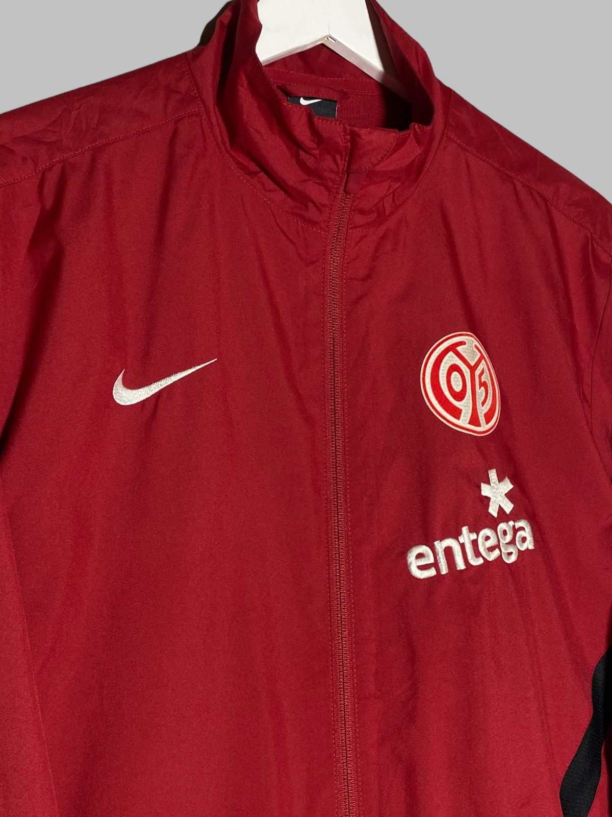 Nike Nike Mainz Hot Red Drill Jacket Size US M / EU 48-50 / 2 - 3 Thumbnail