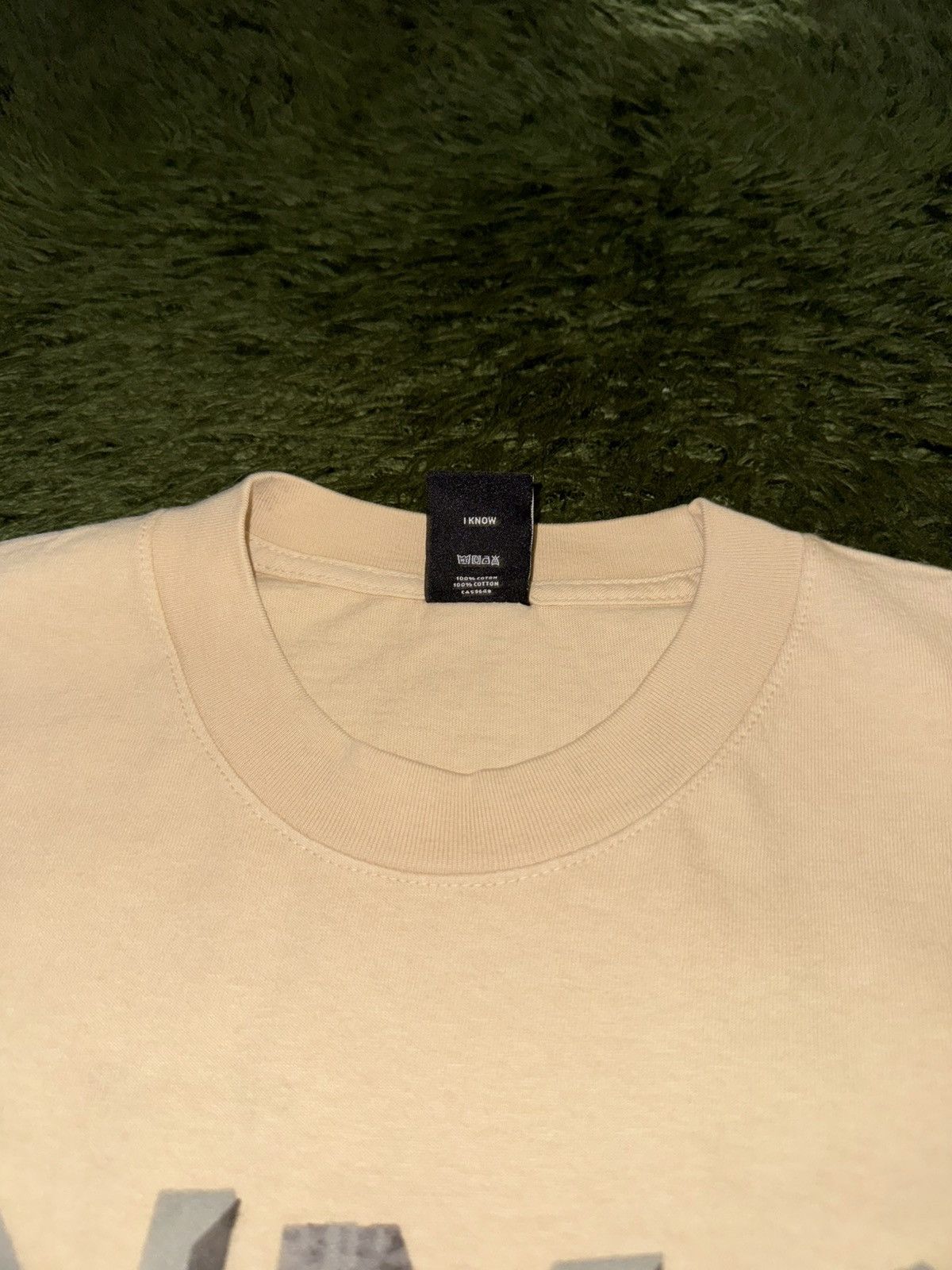 Dime [M] DIME Made in USA Tubular T-Shirt Beige Size US M / EU 48-50 / 2 - 7 Thumbnail