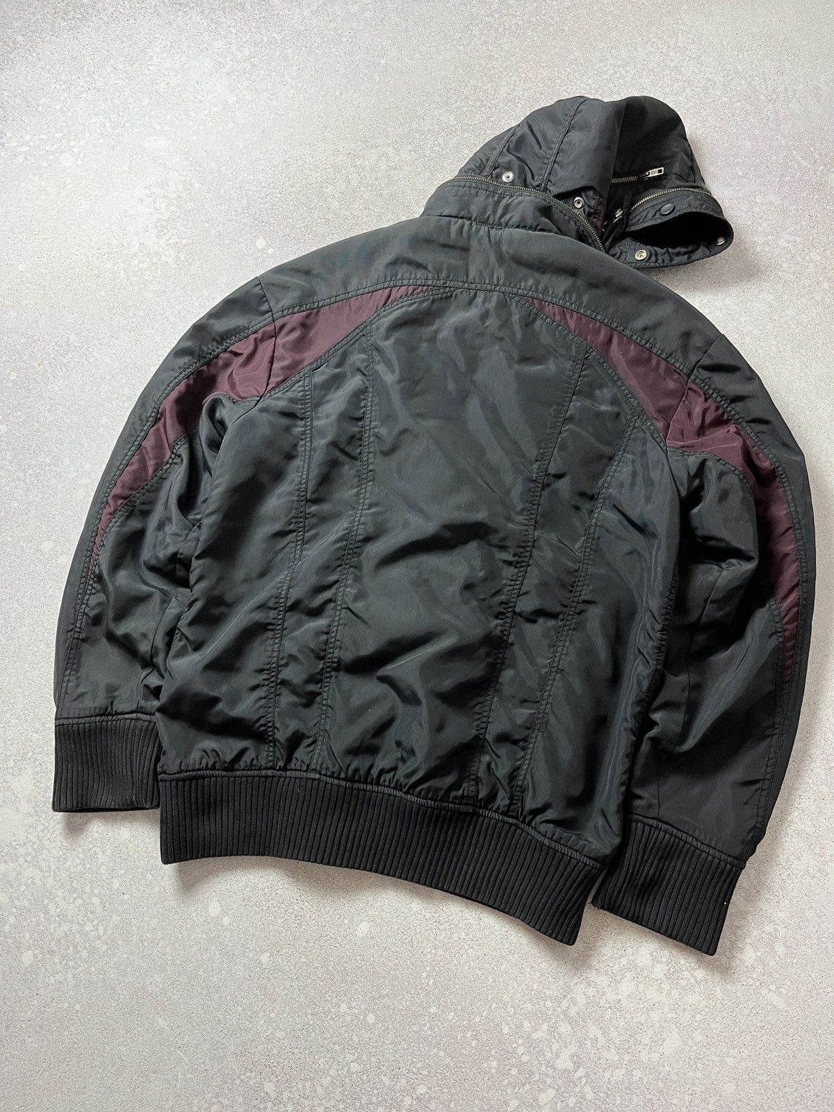Diesel Vintage Diesel Moto Zipper Jacket With Hood Size US XL / EU 56 / 4 - 4 Thumbnail