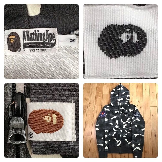 Bape 💫Glow in the dark💫 BAPE City camo full zip hoodie APE Size US M / EU 48-50 / 2 - 8 Thumbnail