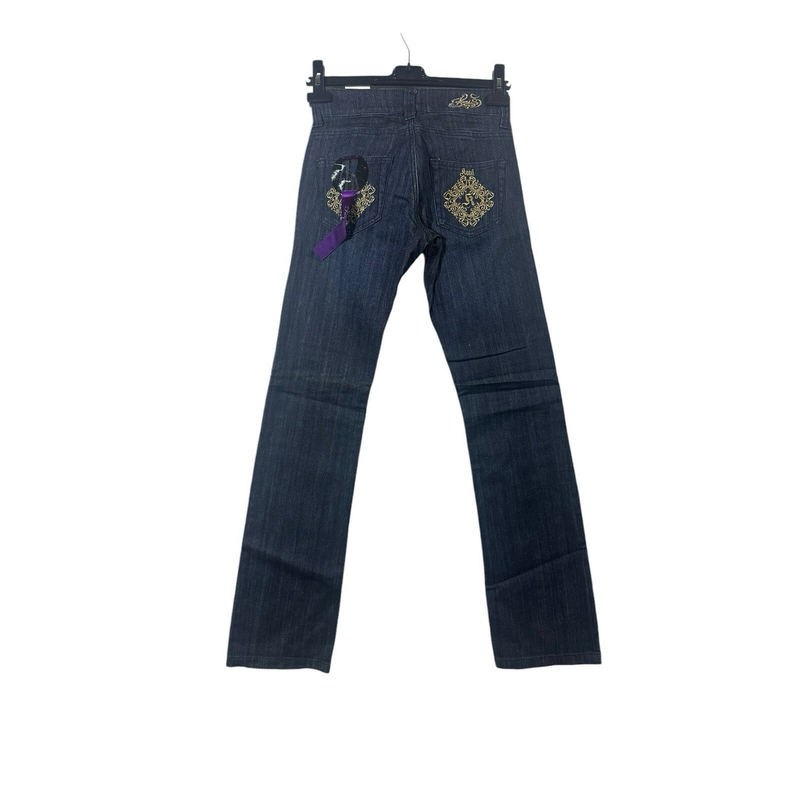 Karl Kani Vintage Karl Kani Women’s Straight Jeans Y2K 90s 2000s W26 Size 26" / US 2 / IT 38 - 3 Thumbnail