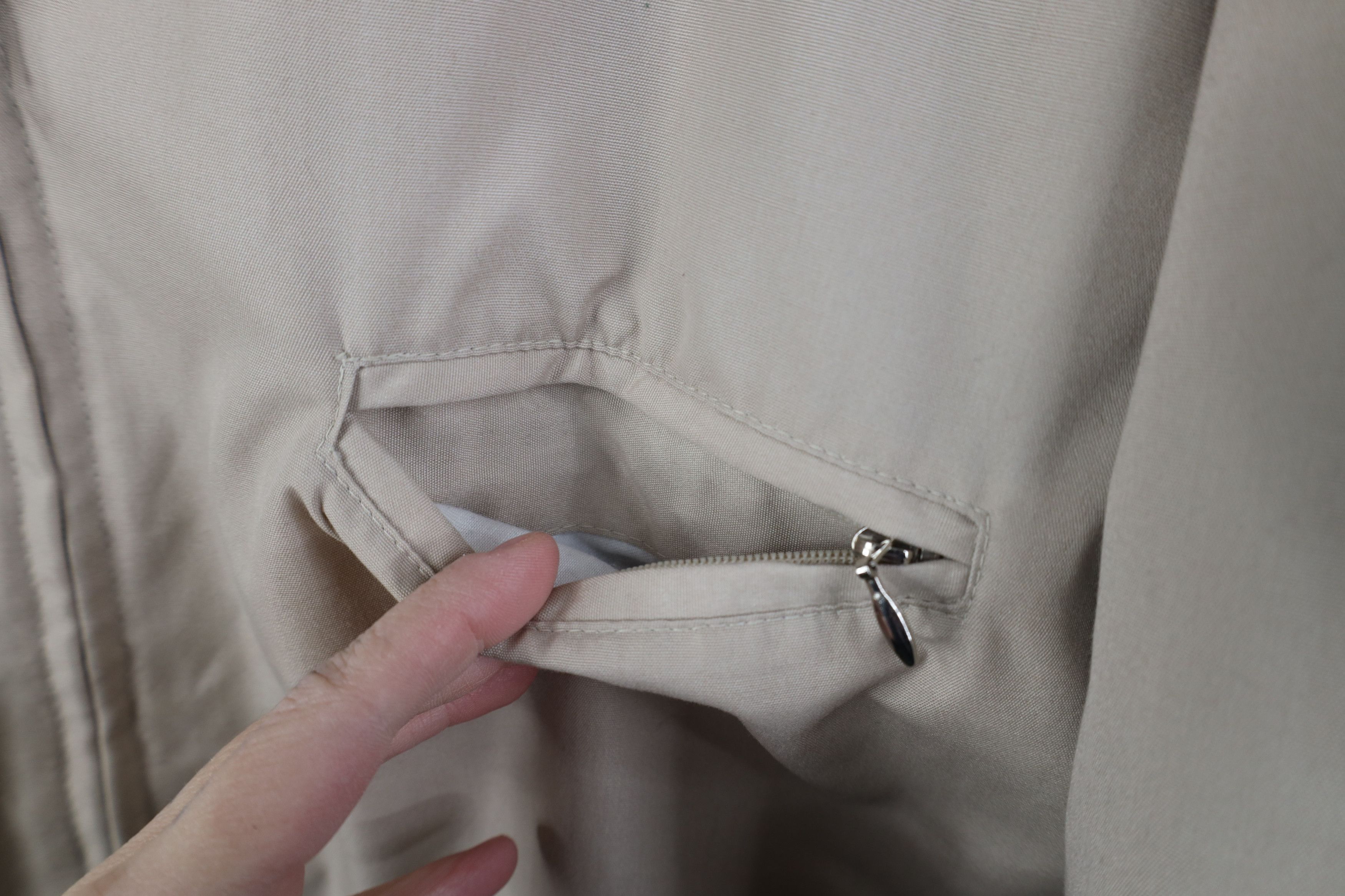 Vintage Vintage 70s Streetwear Full Zip Racer Bomber Jacket Beige Size US XXL / EU 58 / 5 - 9 Thumbnail