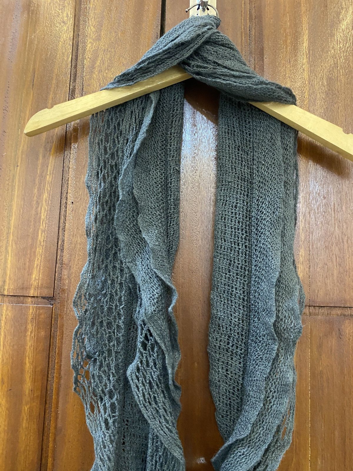 If Six Was Nine Japanese scarf long knitted kmrii goa avantgarde Size ONE SIZE - 3 Thumbnail