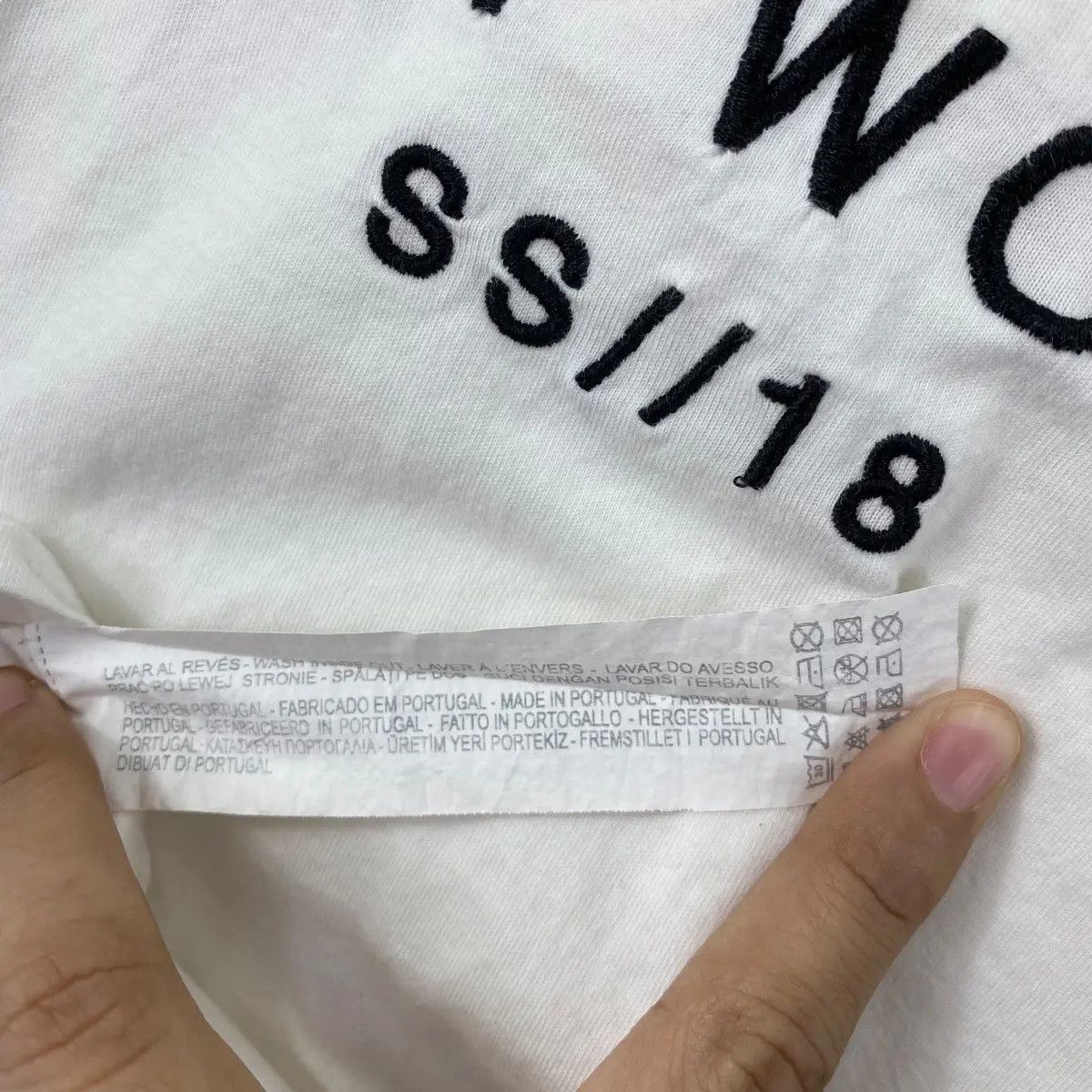Zara SS18 ZARA WOMAN Collection Basic Embroidery Tee Shirt Size S / US 4 / IT 40 - 7 Thumbnail