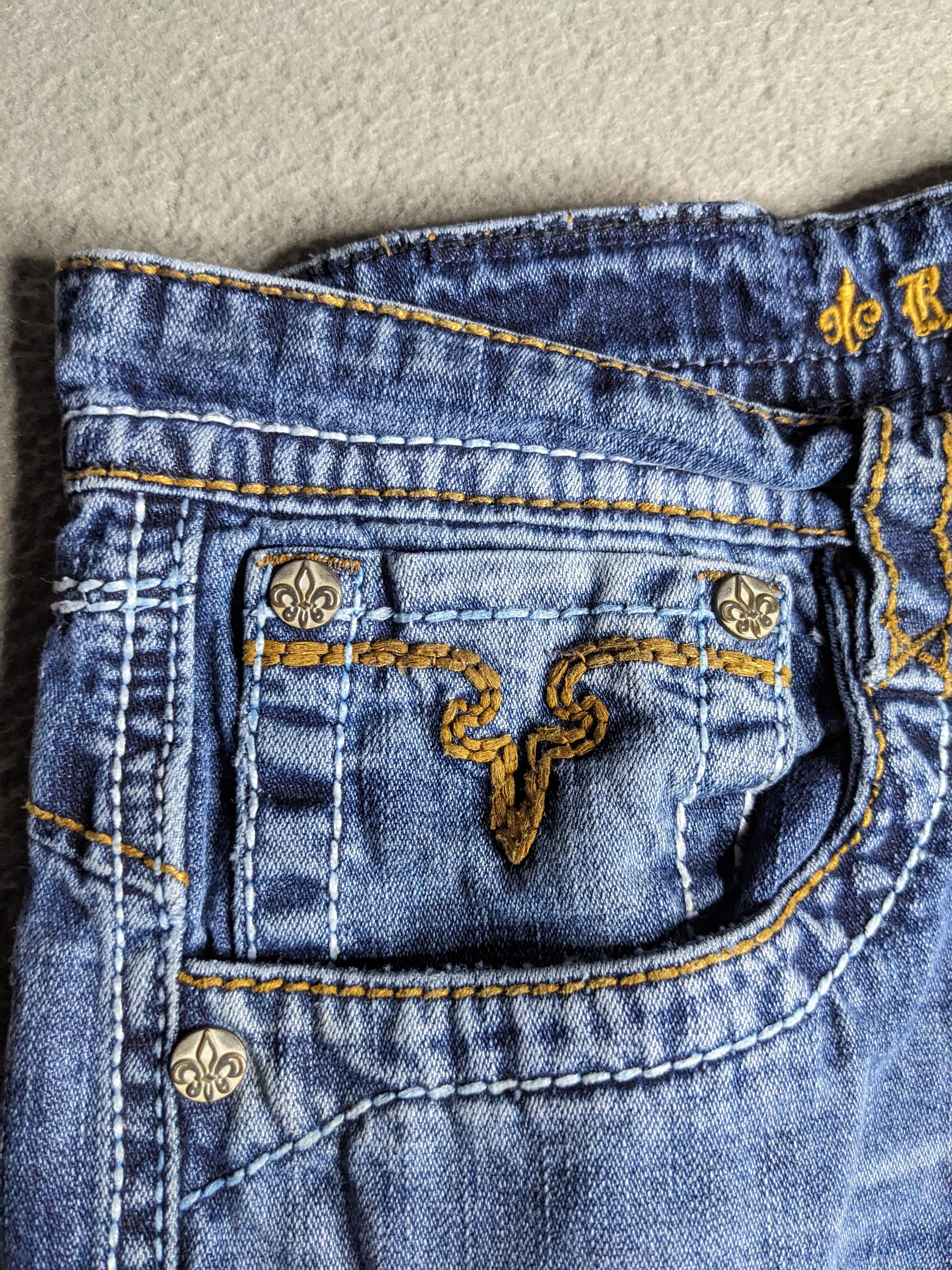 Rock Revival Rock Revival Jacklyn Jeans 34 Cropped Bootcut 25” Inseam Size 34" / US 12 / IT 48 - 7 Thumbnail