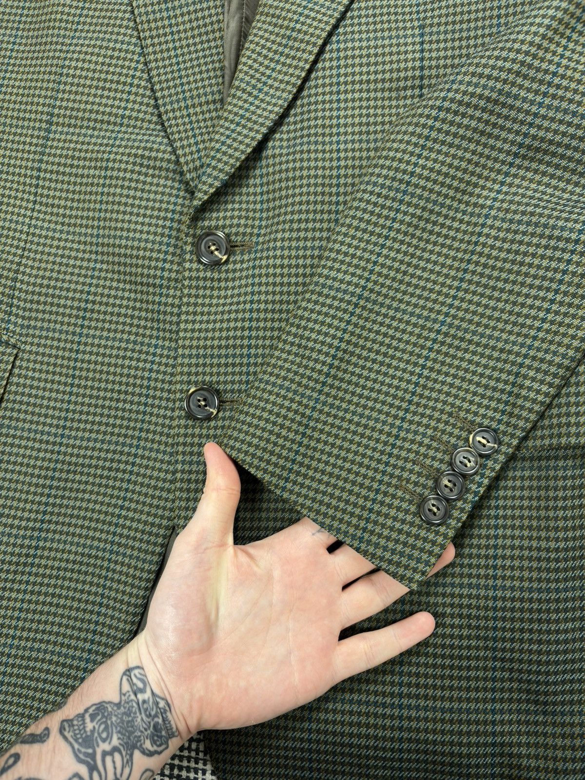 Lanvin Vintage 80s lanvin 46it designer wool blazer jacket Size 36R - 6 Thumbnail