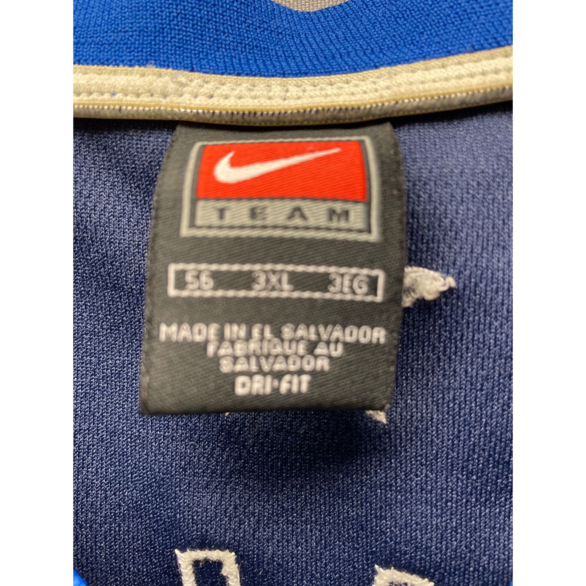 Nike Nike NBA Dallas Mavericks Michael Finley #4 Unisex Blue Jers Size US XXL / EU 58 / 5 - 4 Thumbnail
