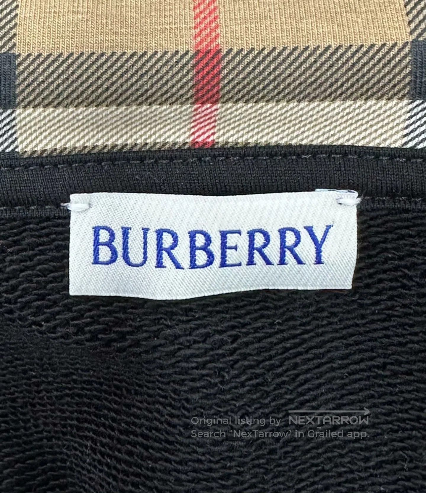 Burberry Burberry Black Check Pocket Hooded Jacket. Size XS / US 0-2 / IT 36-38 - 3 Thumbnail
