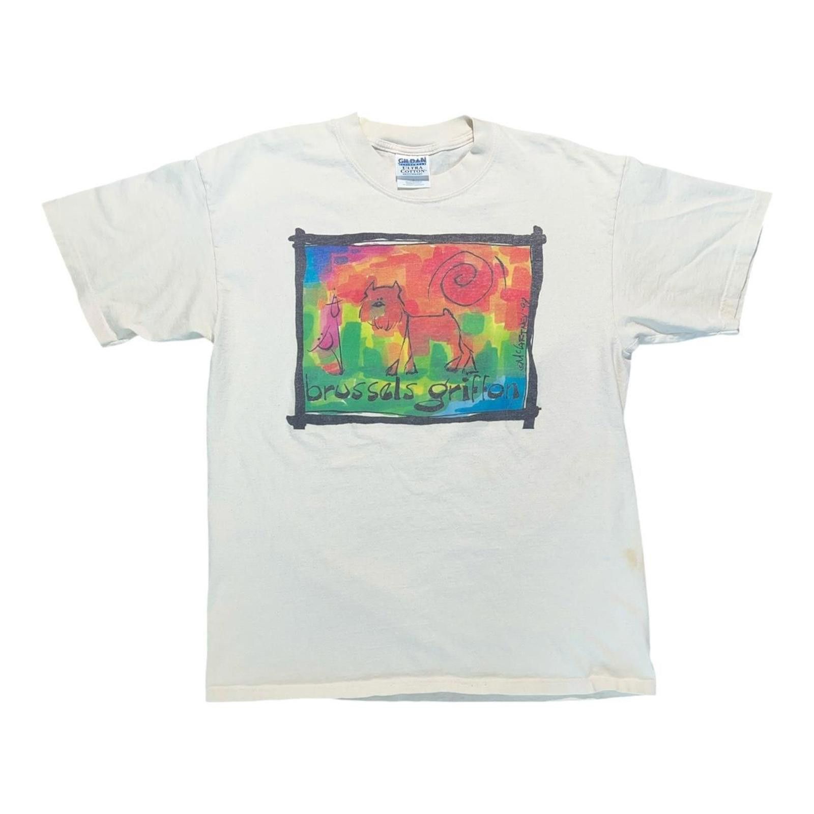 Other Vintage 90s Brussels Griffon Cavern Canines by McCartney Art Size US L / EU 52-54 / 3 - 1 Thumbnail