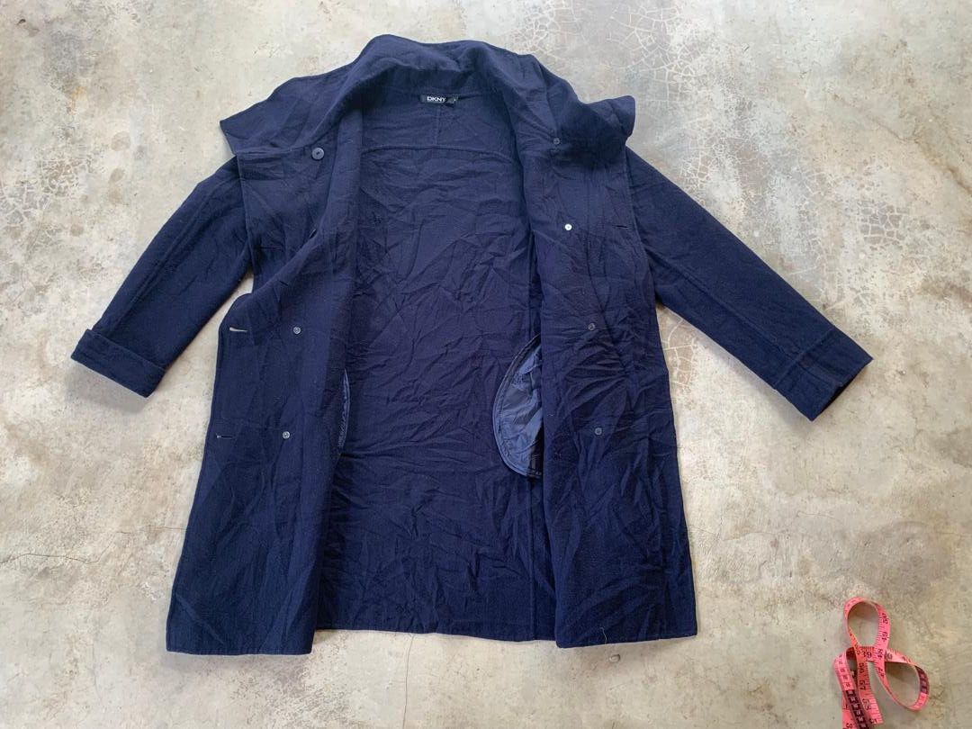 DKNY DKNY Long Coat Wool Size M / US 6-8 / IT 42-44 - 7 Thumbnail