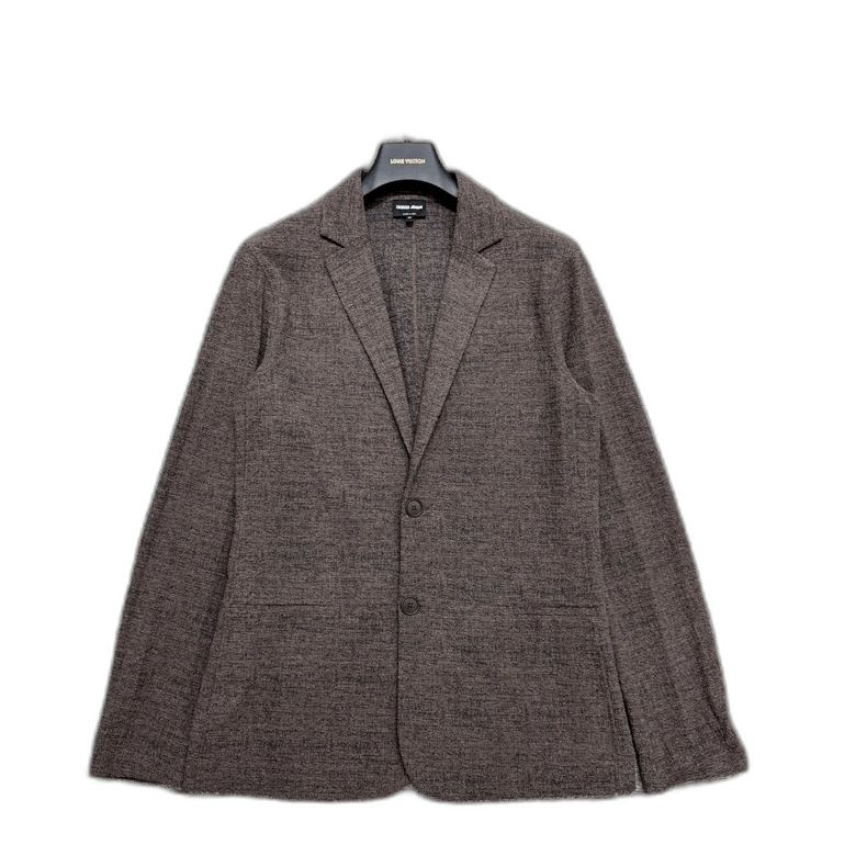 Emporio Armani Giorgio Armani Mixed Fabric Jacket-yf Size US M / EU 48-50 / 2 - 1 Thumbnail