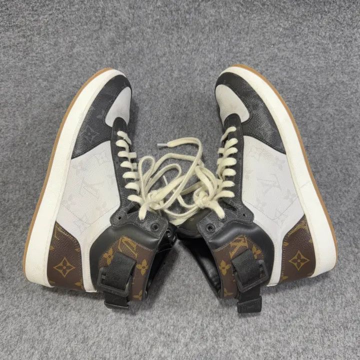 Louis Vuitton Louis Vuitton Rivoli Sneakers in Black and White -2508 Size US 8.5 / EU 41-42 - 7 Thumbnail
