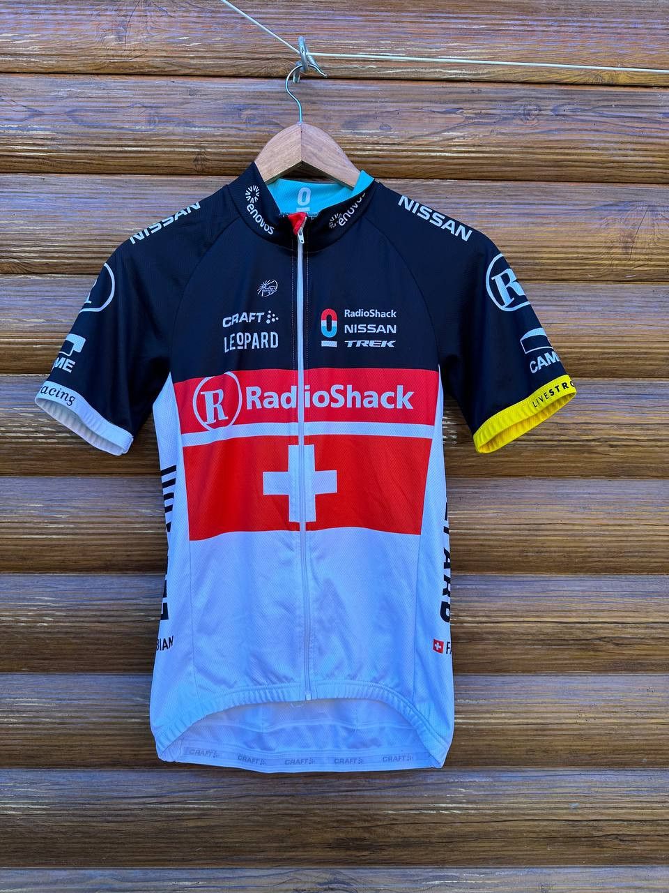 Other Frank Schleck champion Radioshack jersey - rider cycling Size US M / EU 48-50 / 2 - 1 Thumbnail