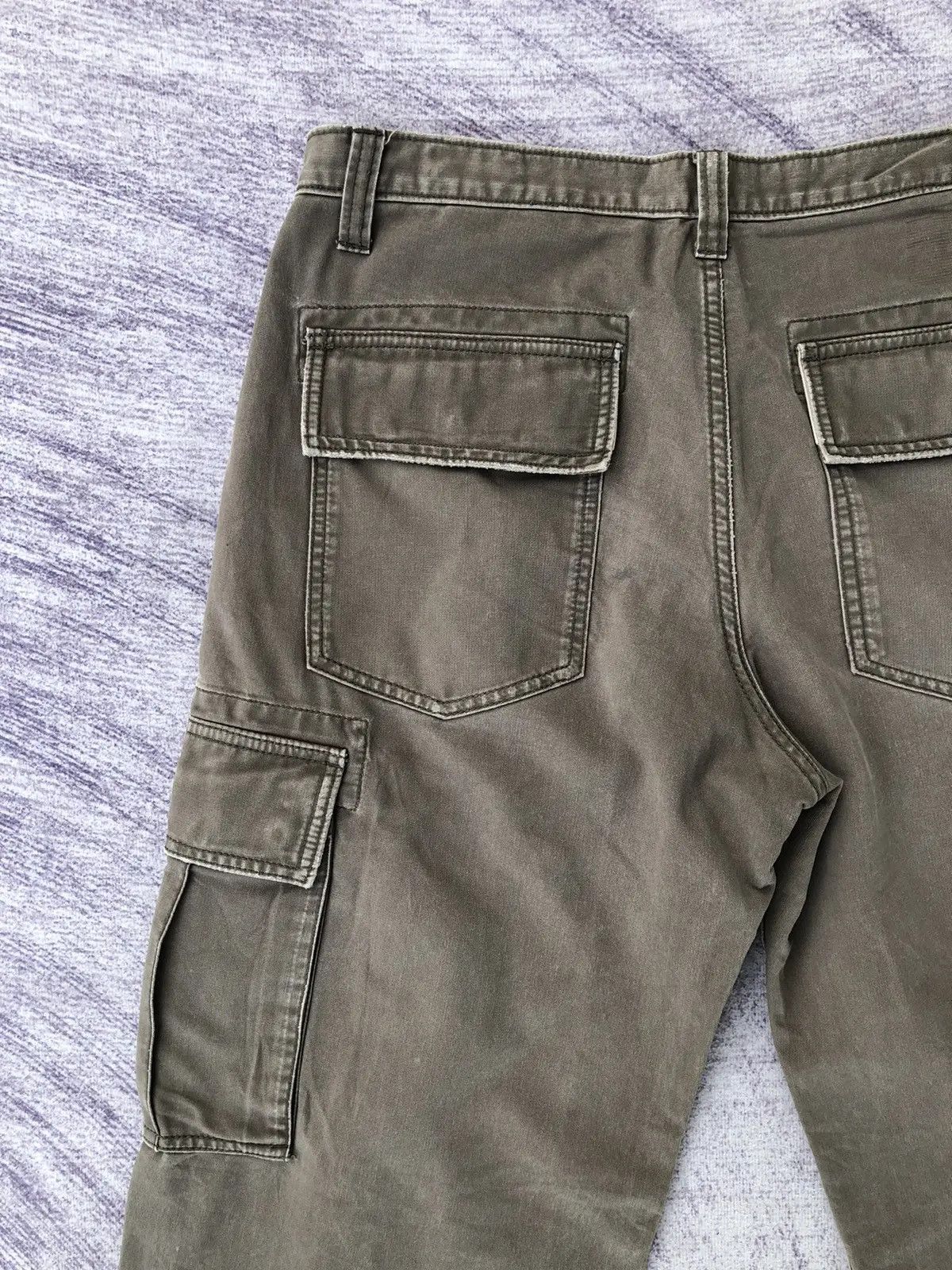 Oshkosh OshKosh Cargo Green Olive Style Multi-Pocket Pants Size US 31 - 16 Thumbnail