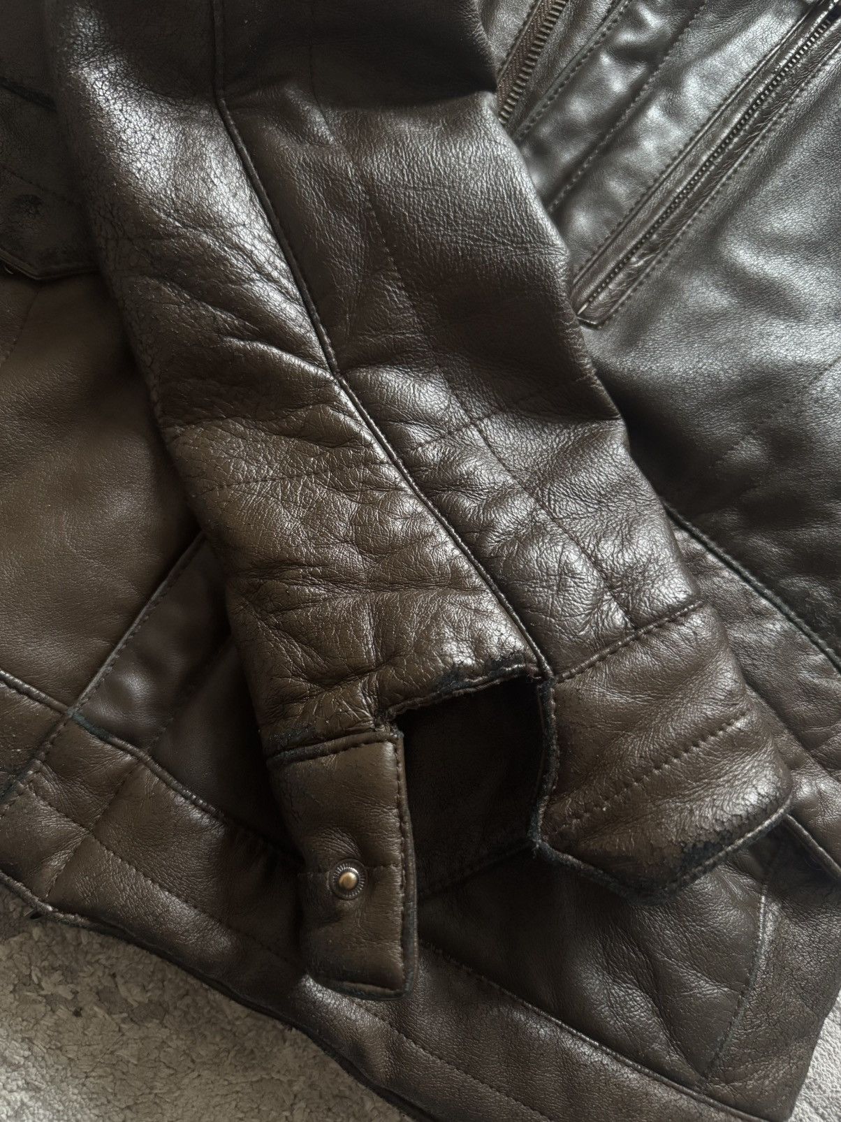 GOA GOA leather bono jacket Size US M / EU 48-50 / 2 - 9 Thumbnail