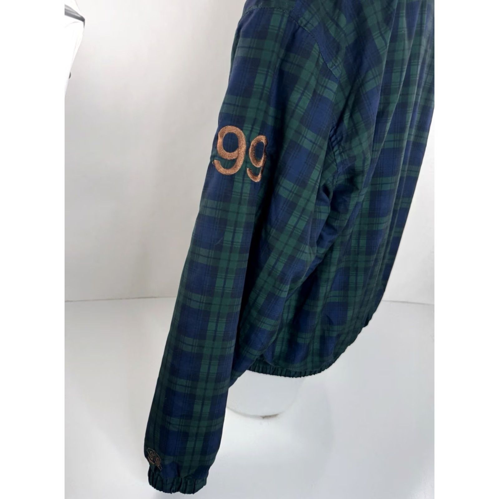 Vintage Schneiders Oversized L Jacket Men QUARTER HORSE CONGRESS Ohio 99 Official Embroidered Horse Equestrian Blue / Green Size US L / EU 52-54 / 3 - 4 Thumbnail