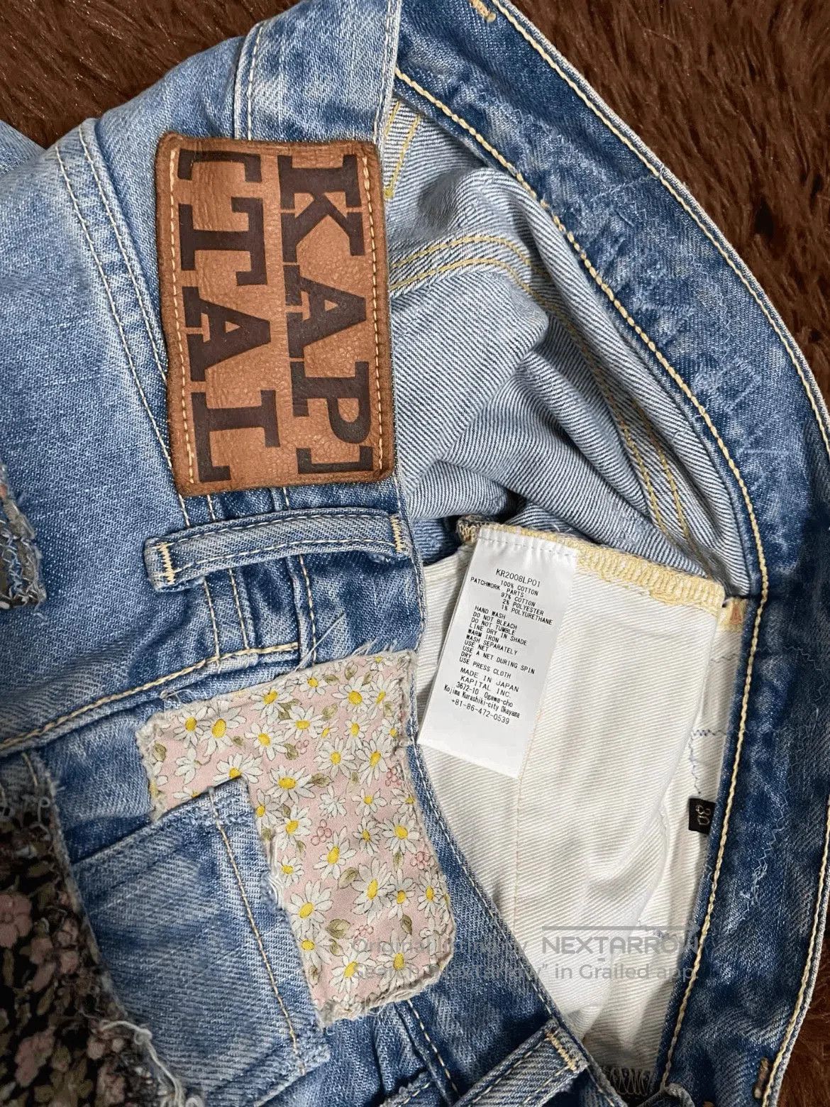 Kapital KAPITAL Patches Distressed Denim. Size US 30 / EU 46 - 3 Thumbnail