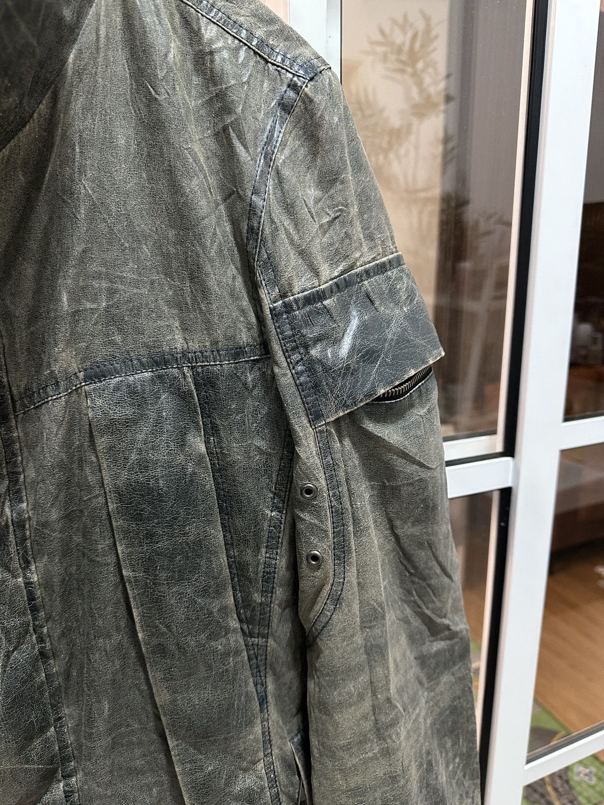 L7 Real Hip L7 Real Hip Japan Waxed Coat Zipper Jacket Size US L / EU 52-54 / 3 - 13 Thumbnail