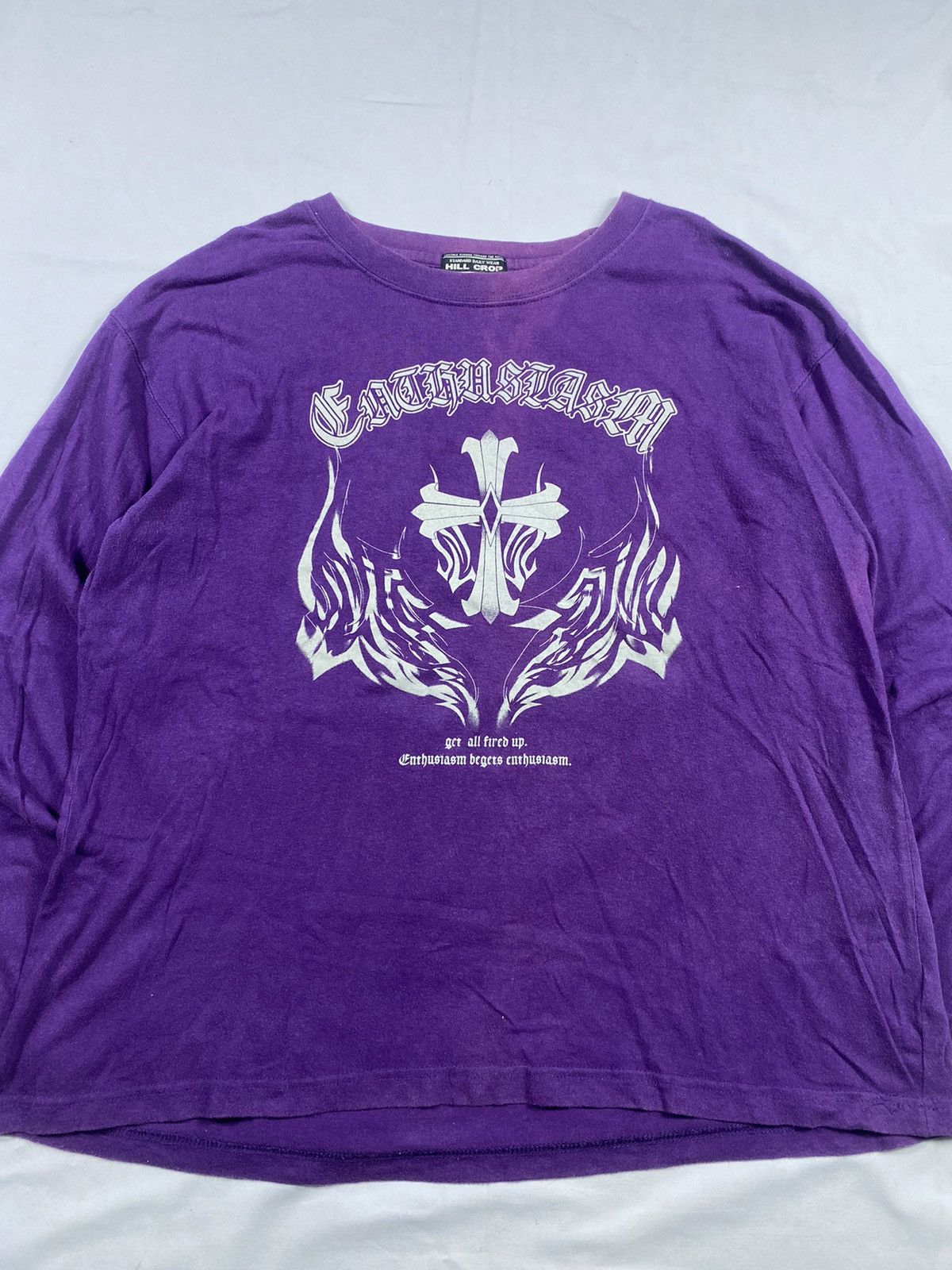 Hysteric Glamour Japanese Hill Crop poem gothic skull long sleeve ifsix style Size US L / EU 52-54 / 3 - 4 Thumbnail