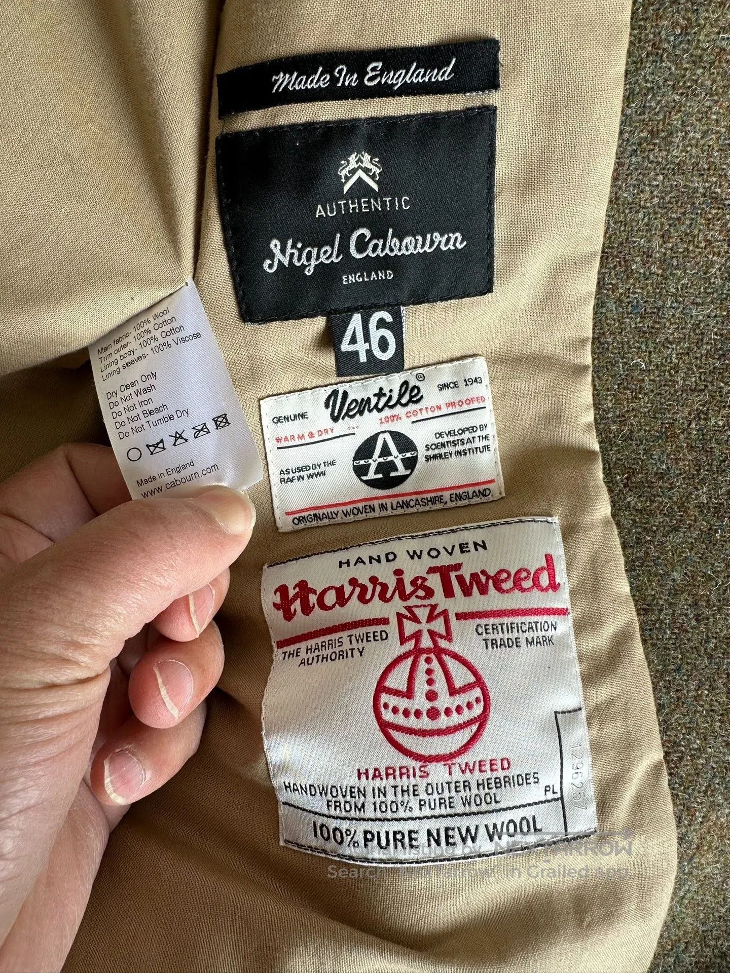Nigel Cabourn Nigel Cabourn Classic Mallory Jacket. Size US S / EU 44-46 / 1 - 4 Thumbnail