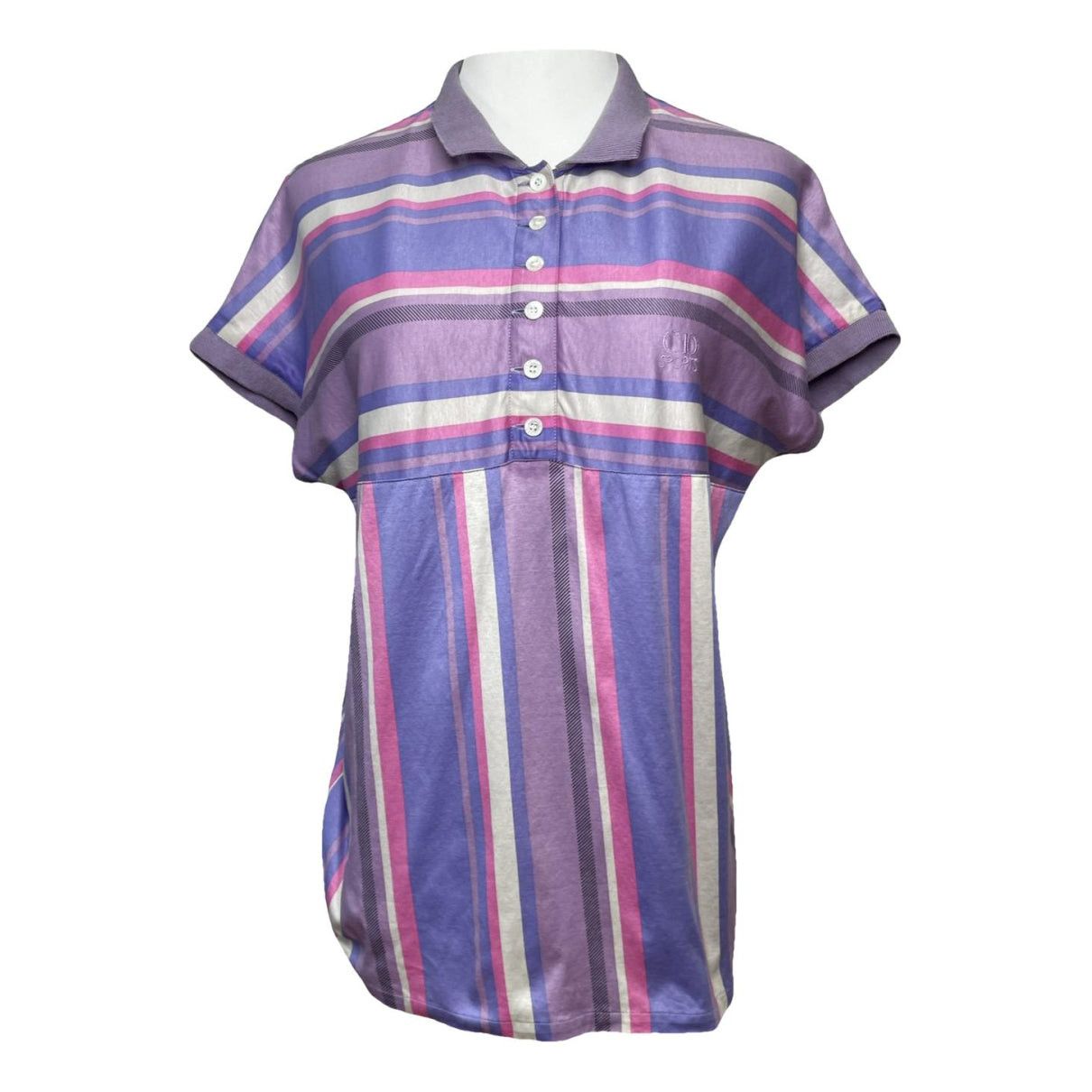 Dior J'A Purple Cotton Top Size L / US 10 / IT 46 - 1 Thumbnail