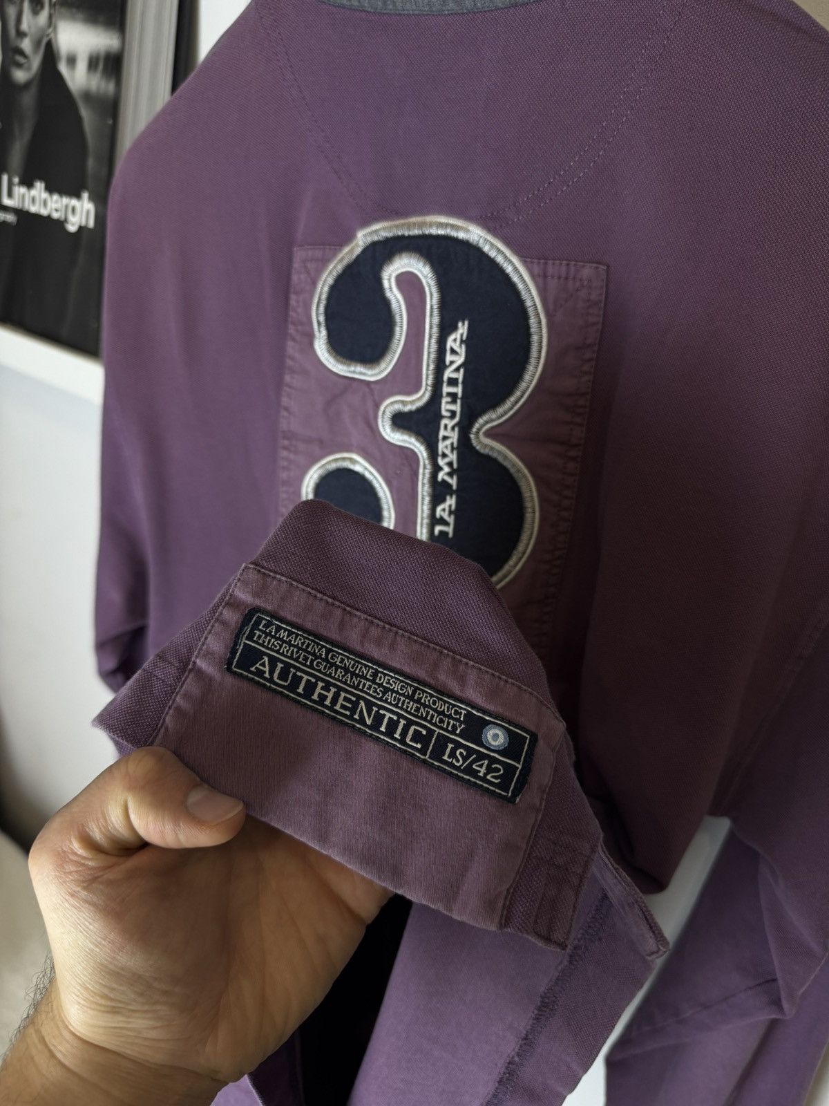 La Martina La Martina Luxury Long sleeve Polo T-Shirt Designer hype Size US XL / EU 56 / 4 - 5 Thumbnail